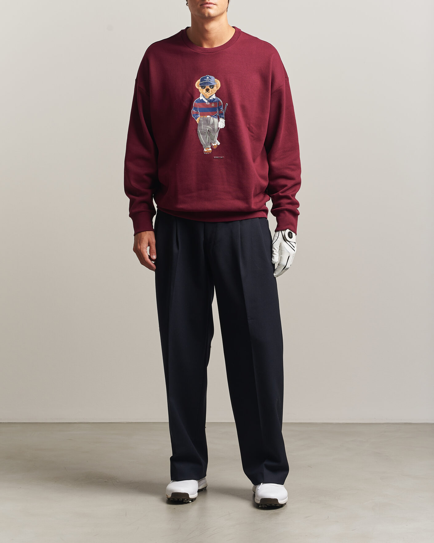 Homme | Pulls Et Tricots | RLX Ralph Lauren | Polo Ralph Lauren Magic Fleece Bear Sweatshirt Classic Wine