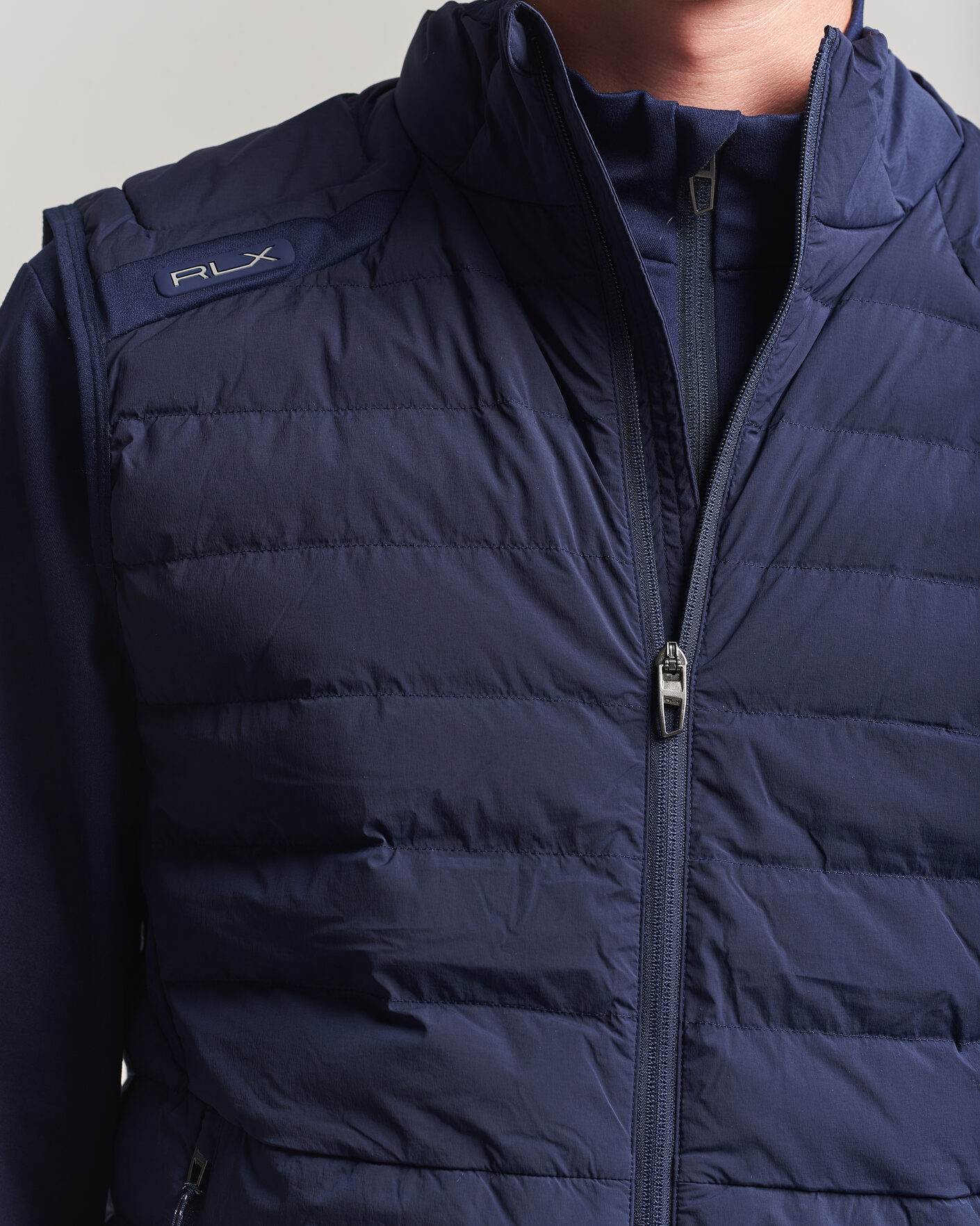 Heren | Truien | RLX Ralph Lauren | Full Zip Golf Vest Refined Navy