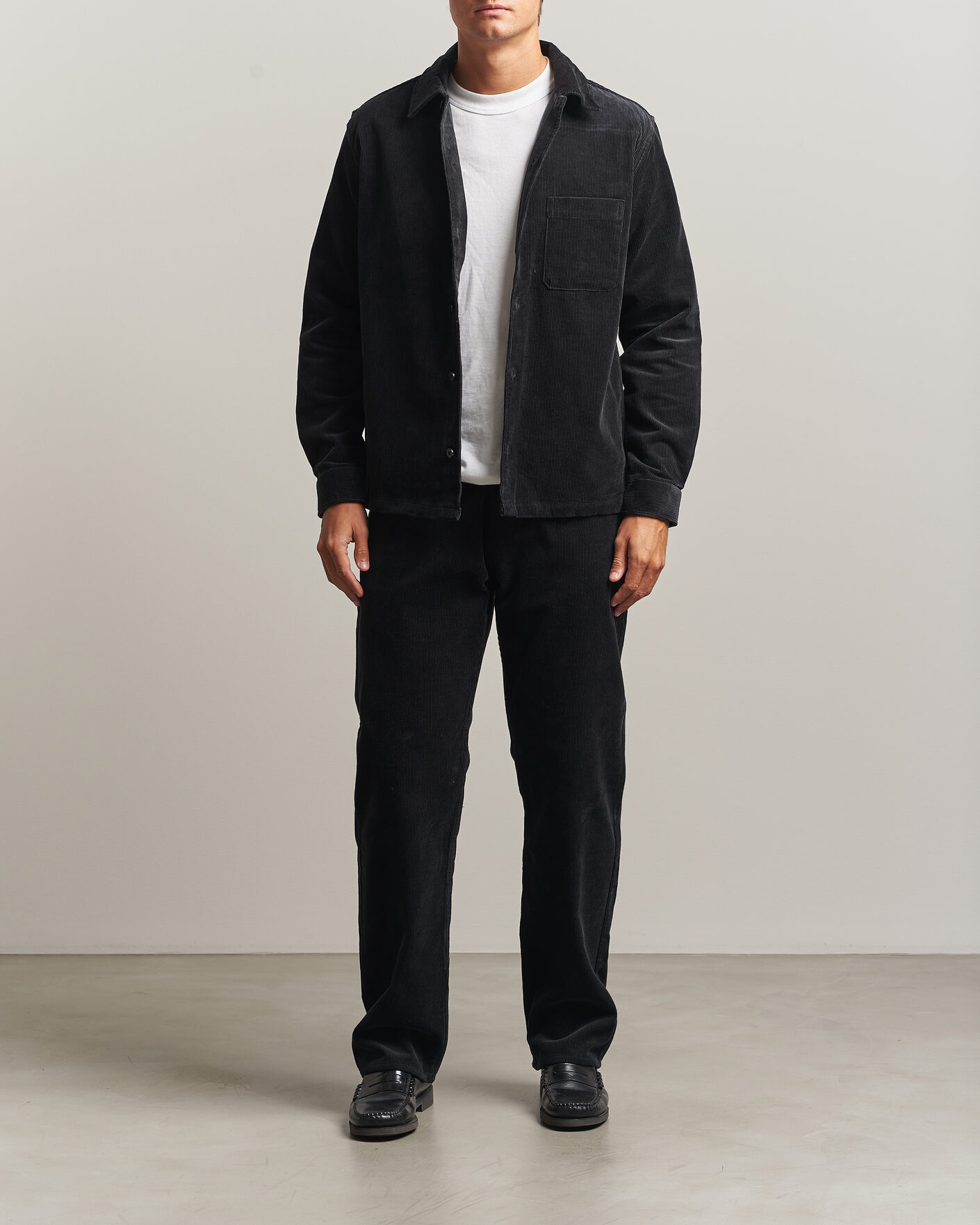 Heren | Broeken | Samsøe Samsøe | Eddie Corduroy Trousers Black