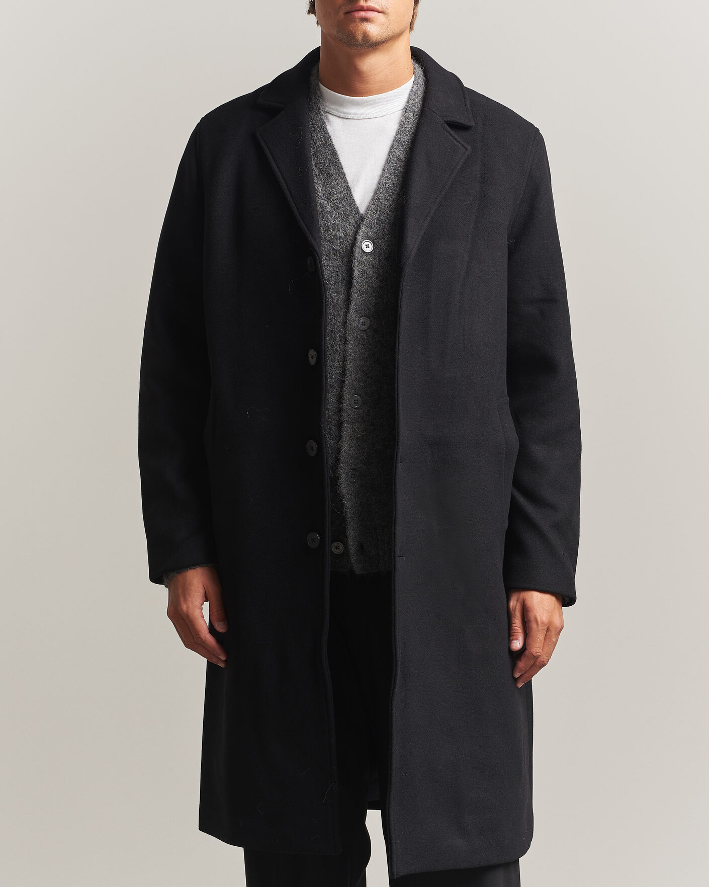 Heren | Jassen | Samsøe Samsøe | Falco Wool Coat Black