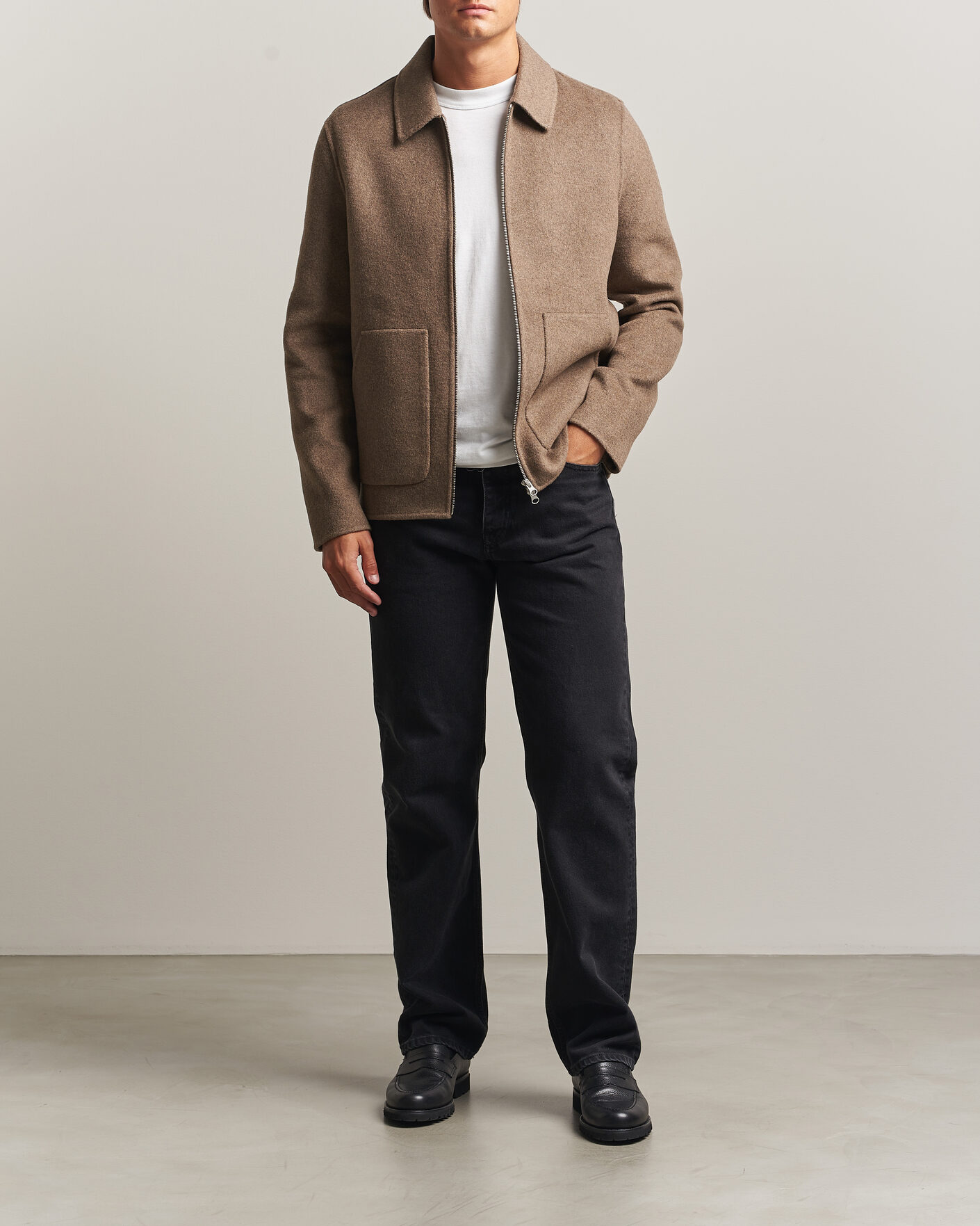 Heren | Jassen | Samsøe Samsøe | Paulo Wool Shirt Jacket Lead Gray Melange