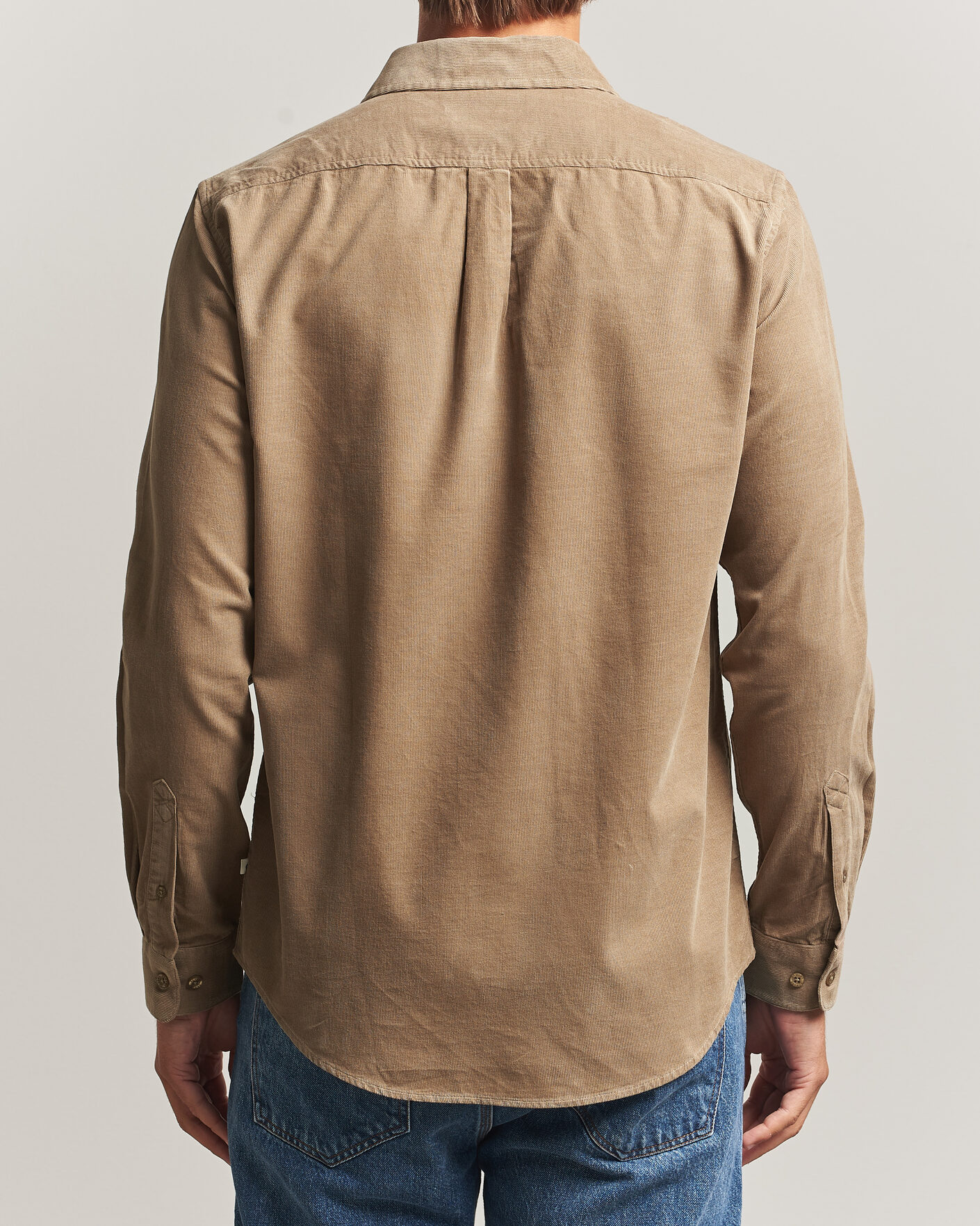 Homme | Chemises | Samsøe Samsøe | Liam Baby Cord Shirt Lead Gray