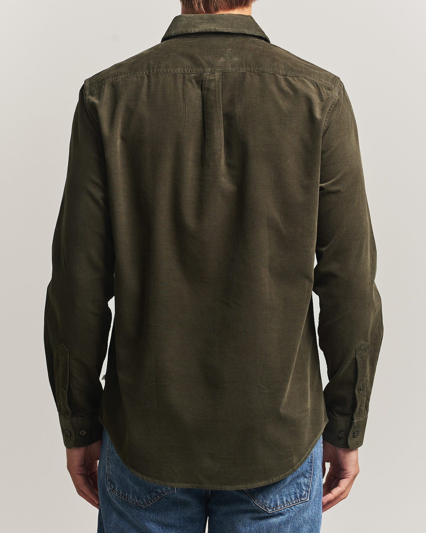 Homme | Chemises | Samsøe Samsøe | Liam Baby Cord Shirt Forest Night
