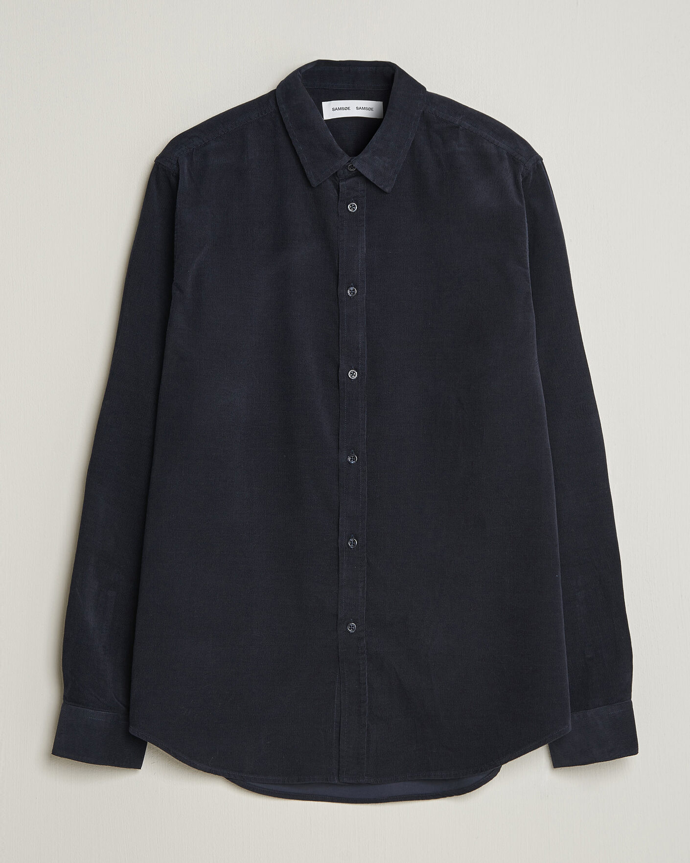 Homme | Chemises | Samsøe Samsøe | Liam Baby Cord Shirt Salute Navy