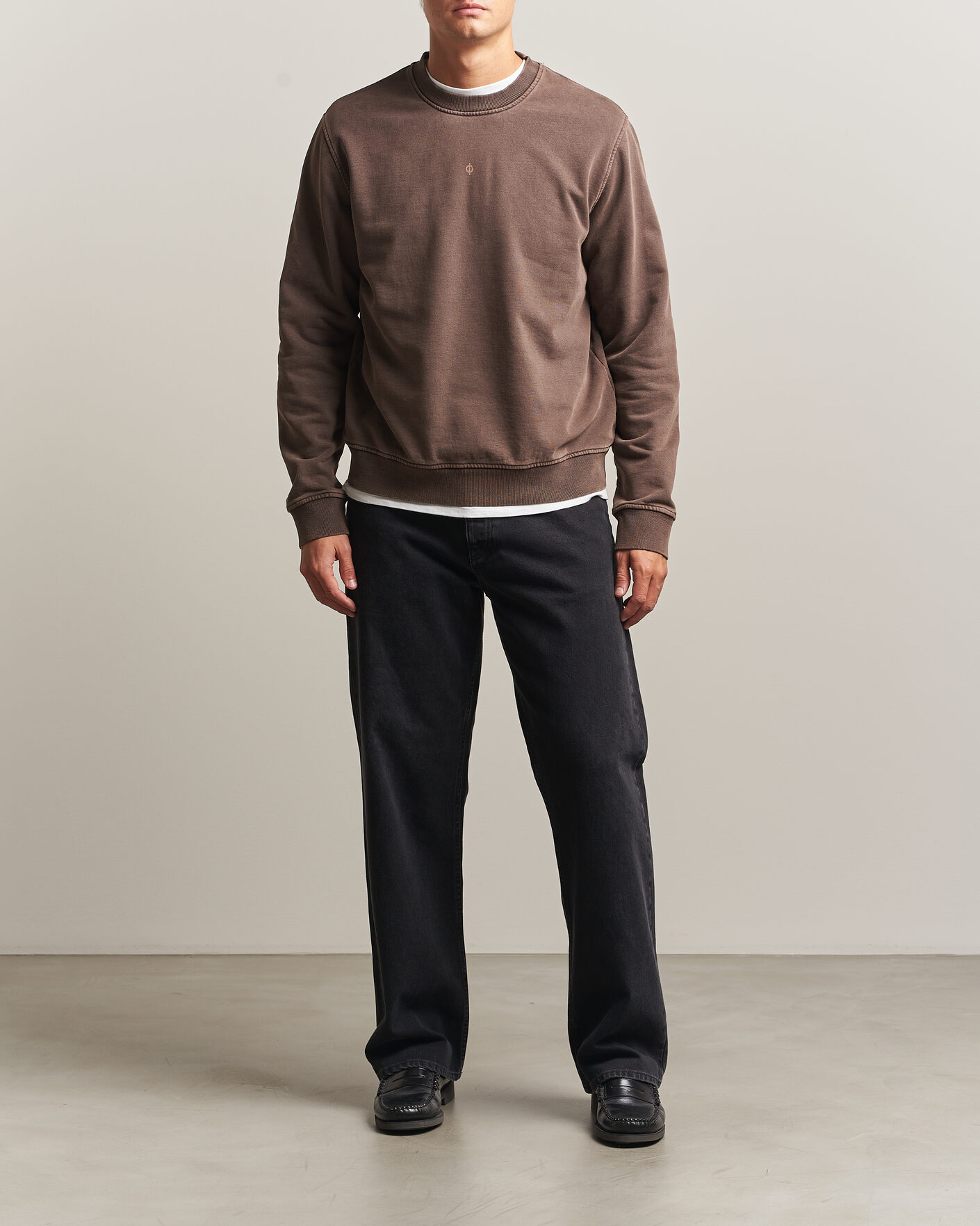 Homme | Pulls Et Tricots | Samsøe Samsøe | Ollie Washed Crew Neck Sweatshirt Delicioso