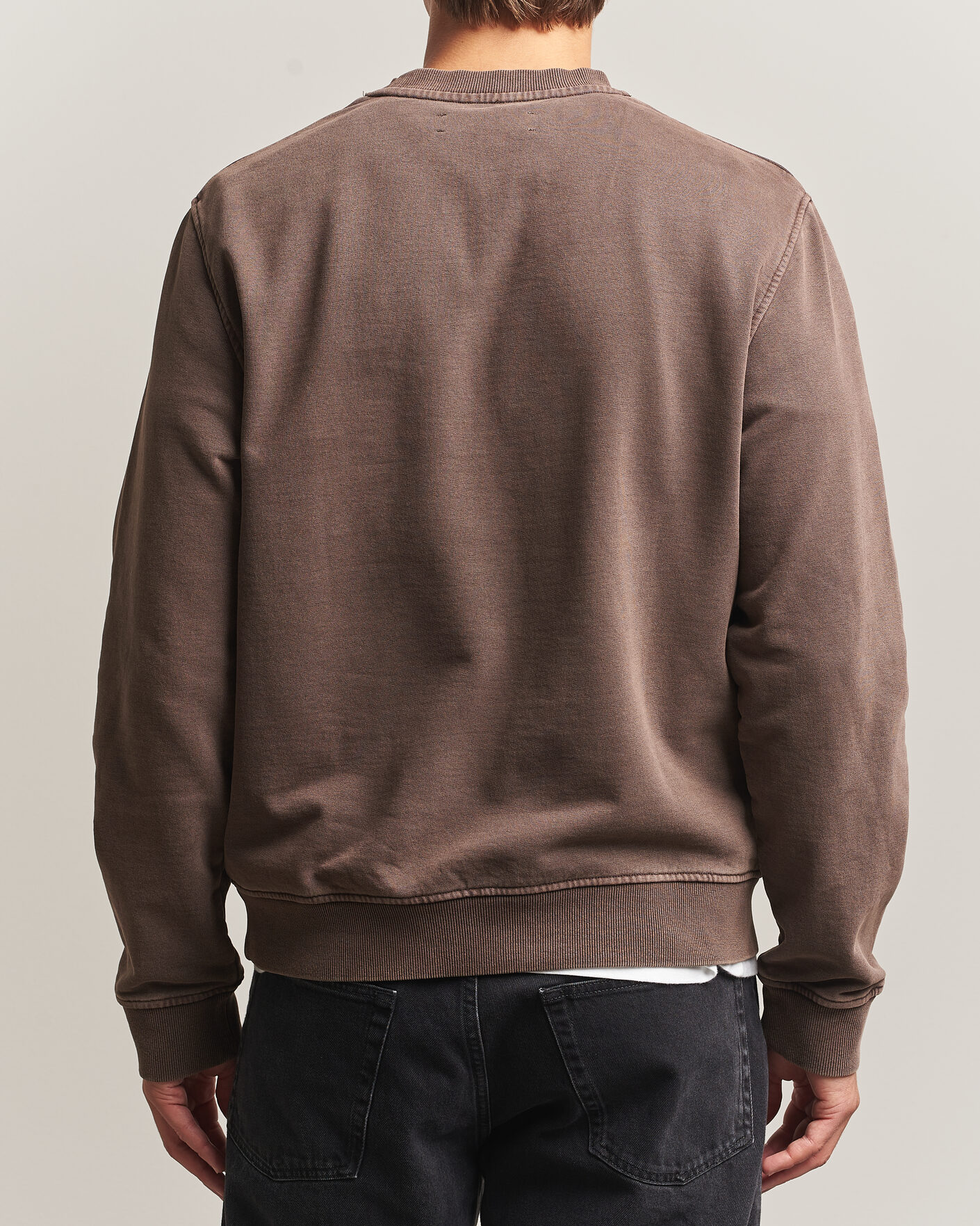 Homme | Pulls Et Tricots | Samsøe Samsøe | Ollie Washed Crew Neck Sweatshirt Delicioso