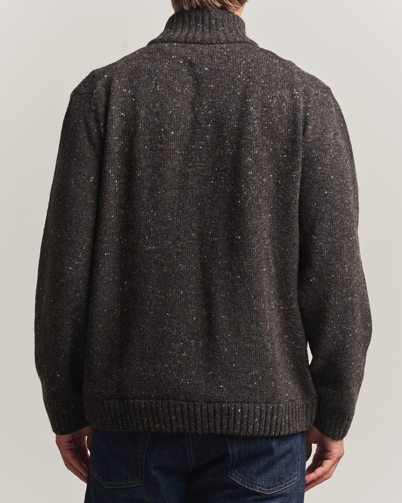 Homme | Pulls Et Tricots | Samsøe Samsøe | Nate Donegal Wool Knitted Full Zip Delicioso