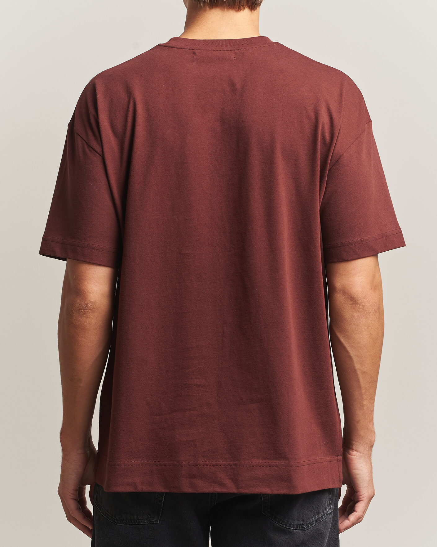 Homme | T-shirts | Samsøe Samsøe | Joel Organic Cotton T-Shirt Bitter Chocolate