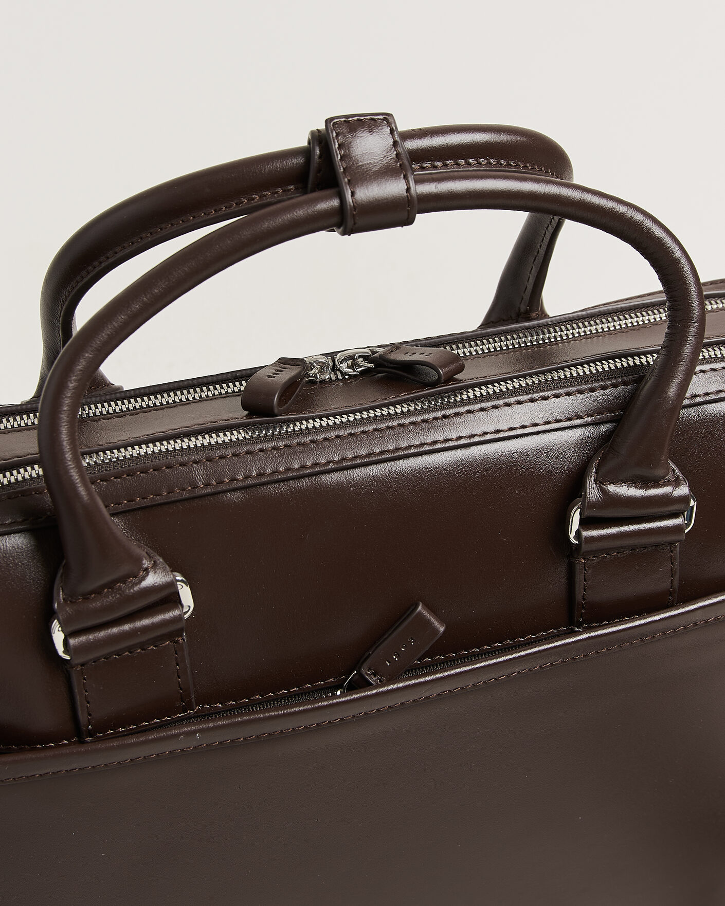 Heren | Tassen | Tiger of Sweden | Burin Smooth Leather Briefcase Dark Brown