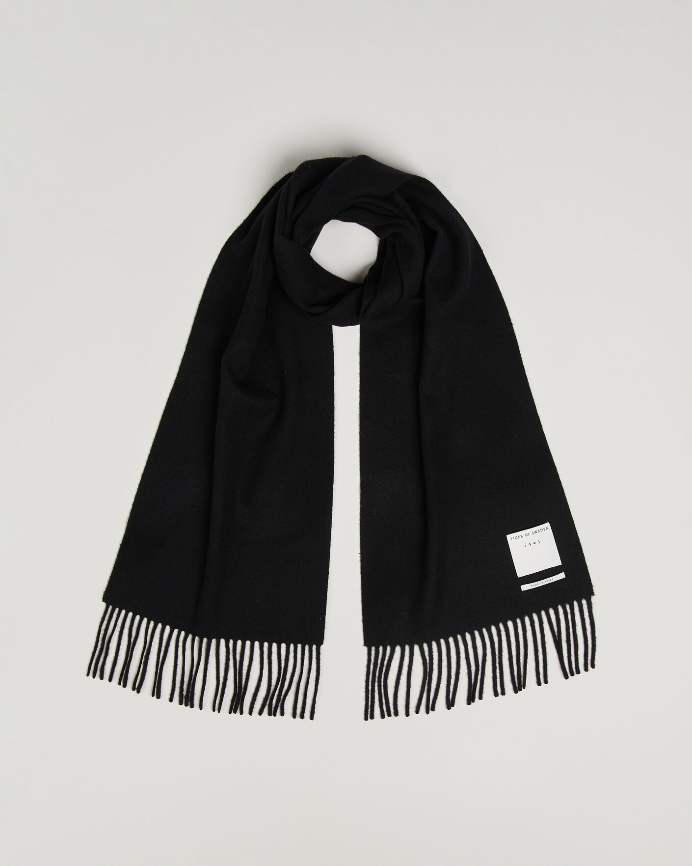 Heren | Sjaals | Tiger of Sweden | Sylan Wool Scarf Black