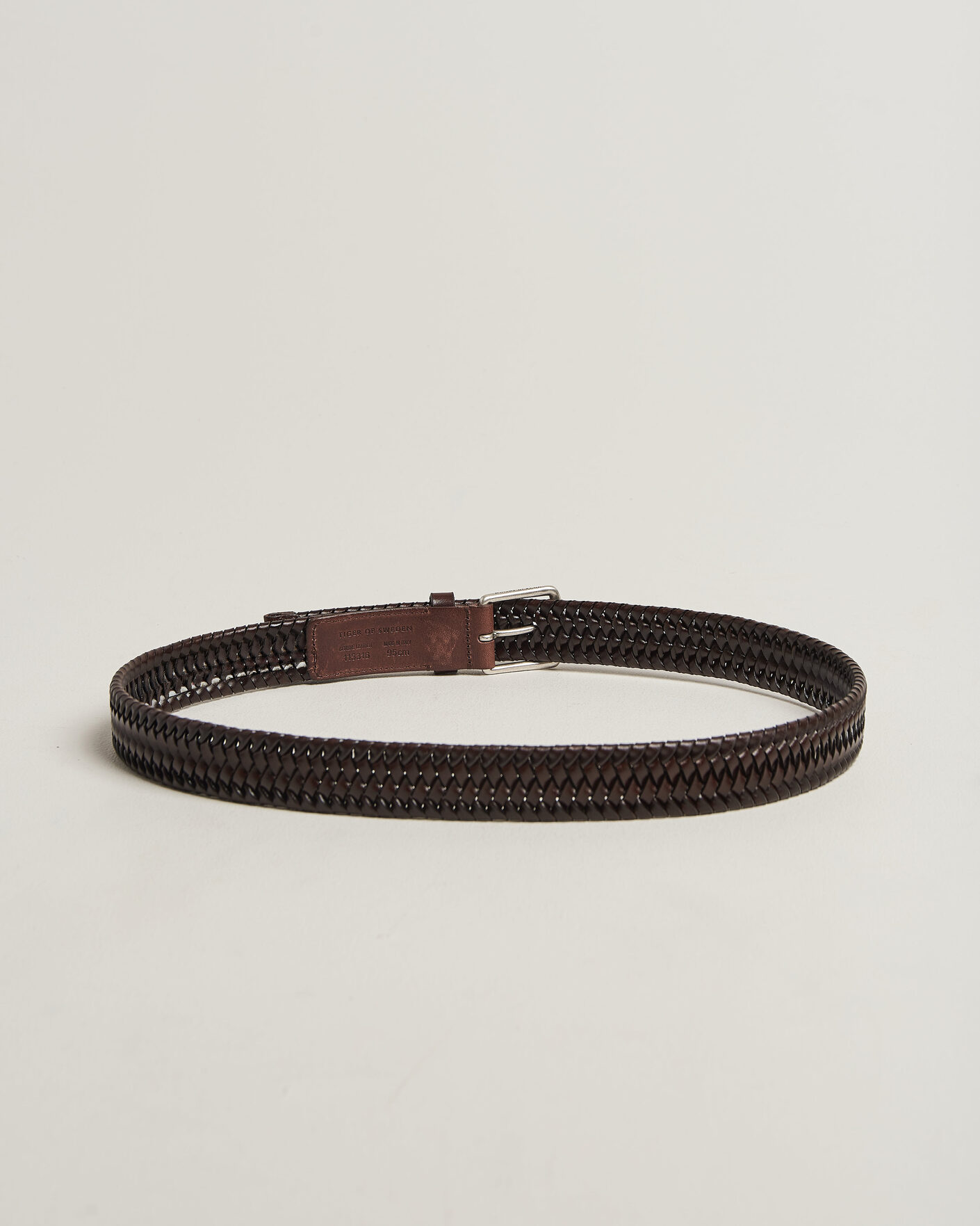 Homme | Ceintures | Tiger of Sweden | Braidant Braided Belt Dark Brown