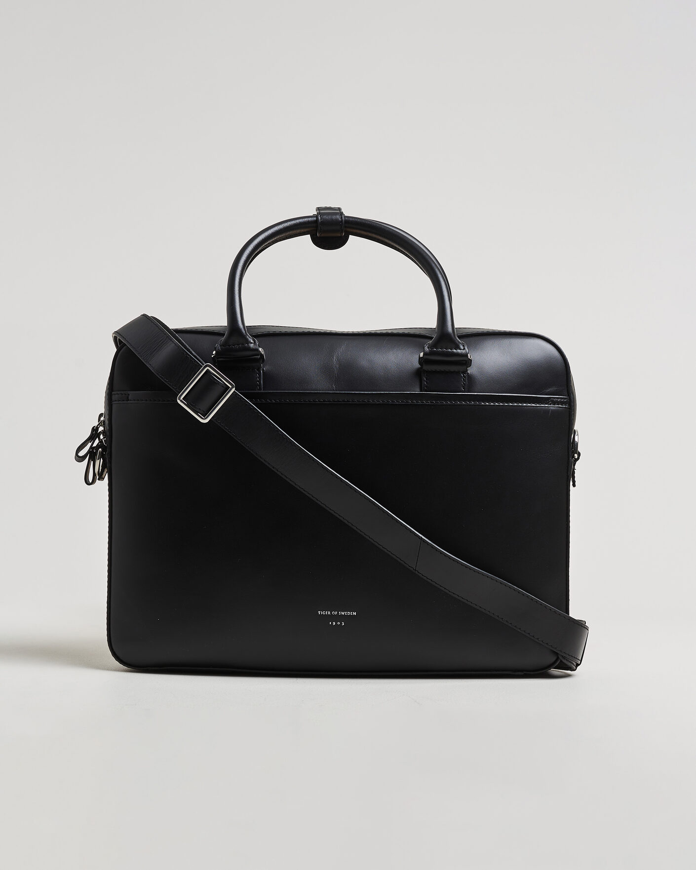 Homme | Sacs | Tiger of Sweden | Bosun Smooth Leather Briefcase Black