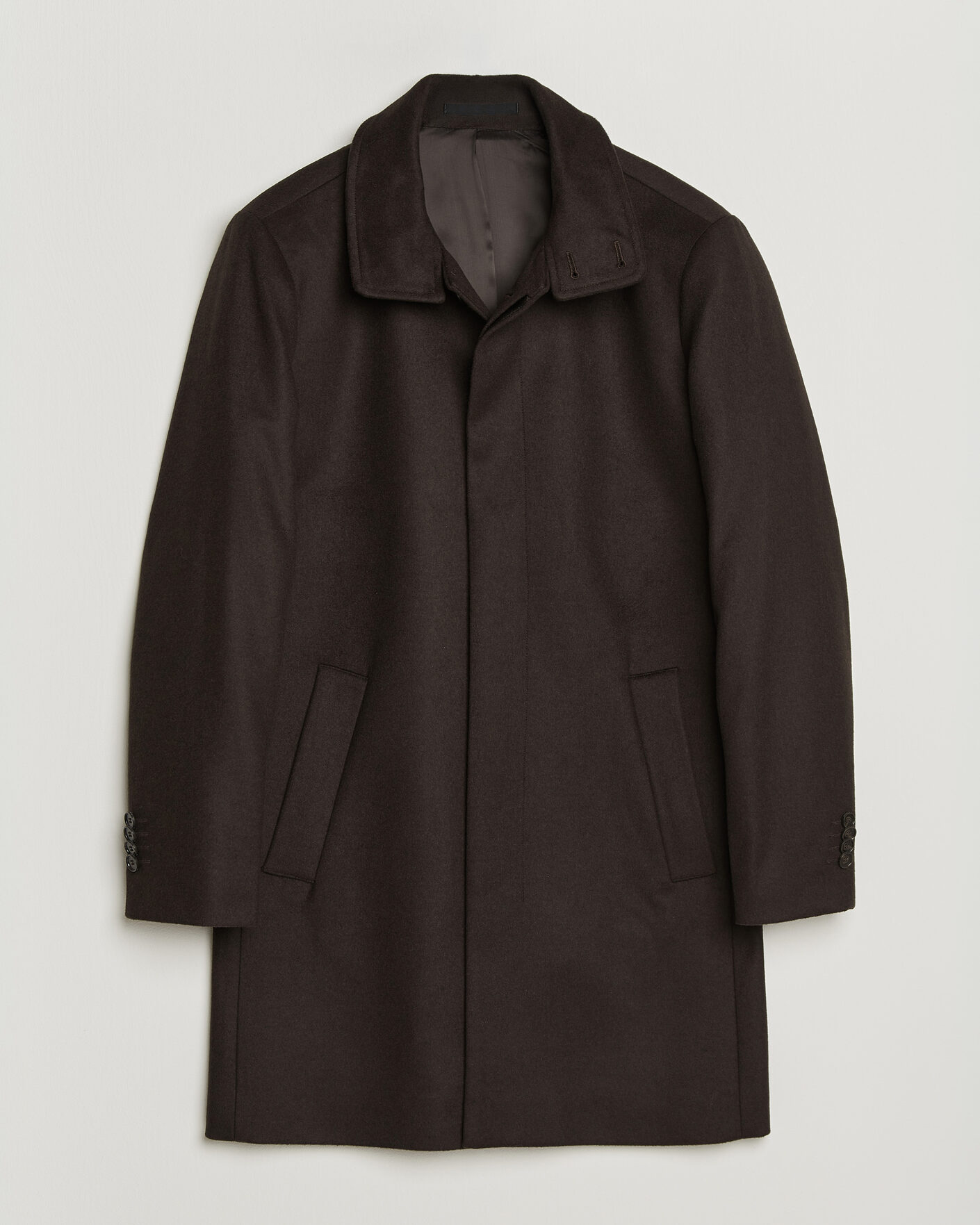 Heren | Jassen | Tiger of Sweden | Aleric Wool/Cashmere Coat Espresso