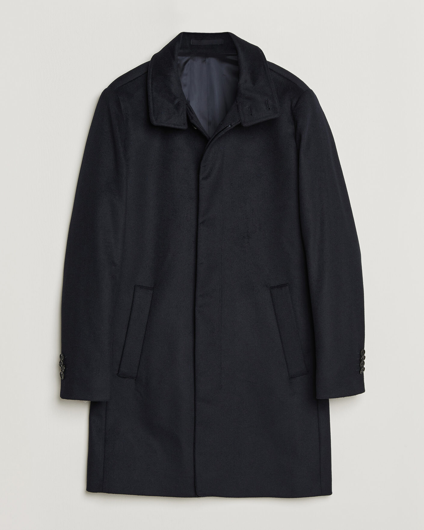 Heren | Jassen | Tiger of Sweden | Aleric Wool/Cashmere Coat Light Ink