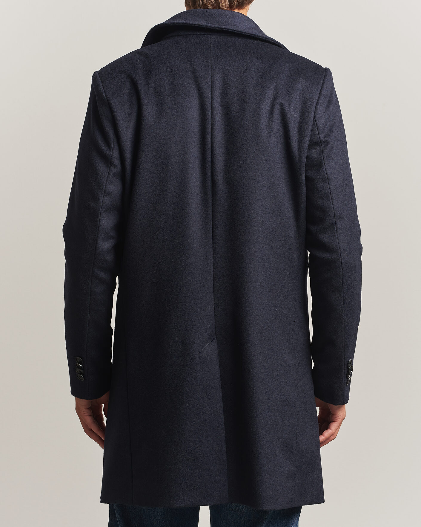 Heren | Jassen | Tiger of Sweden | Aleric Wool/Cashmere Coat Light Ink