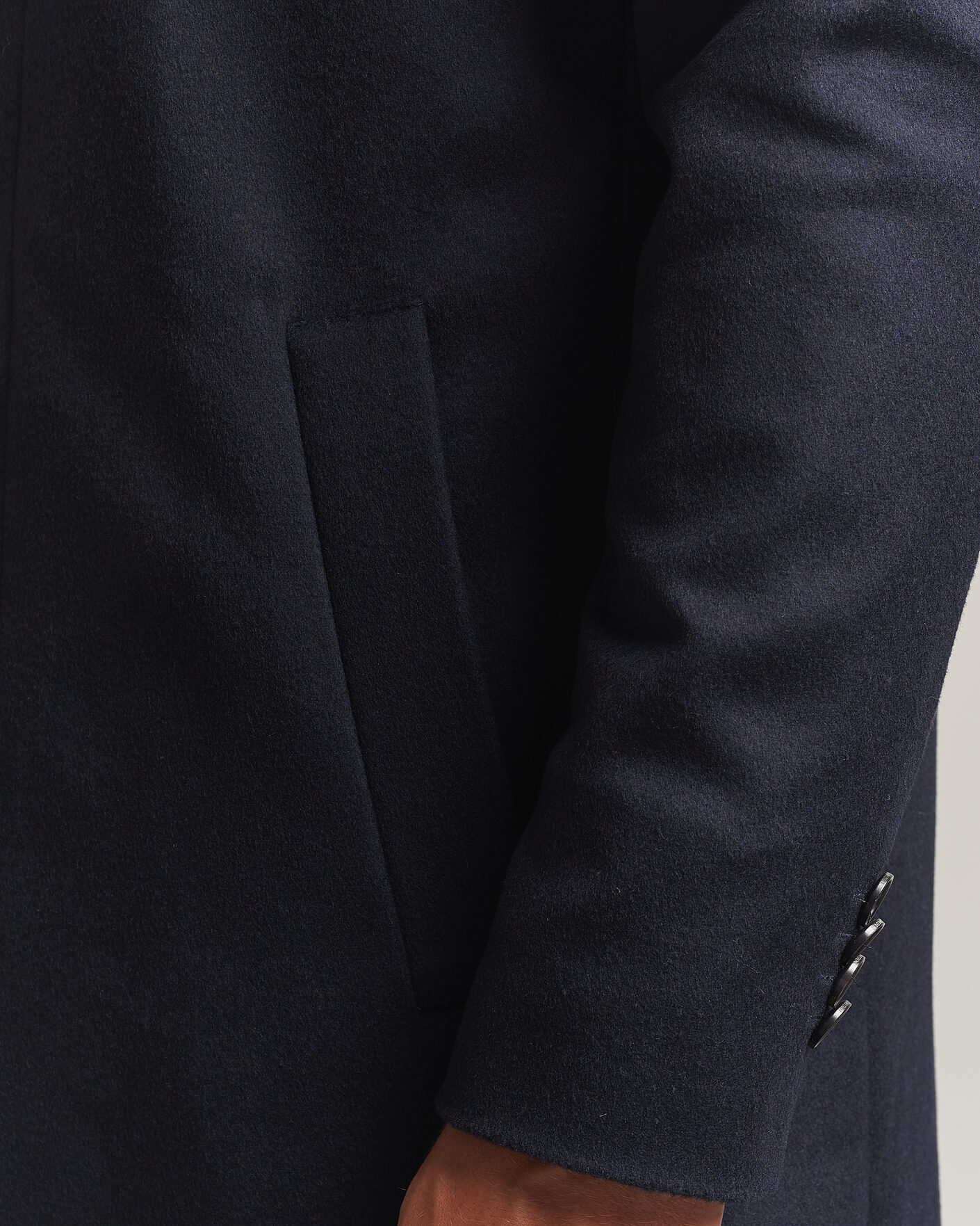 Heren | Jassen | Tiger of Sweden | Aleric Wool/Cashmere Coat Light Ink