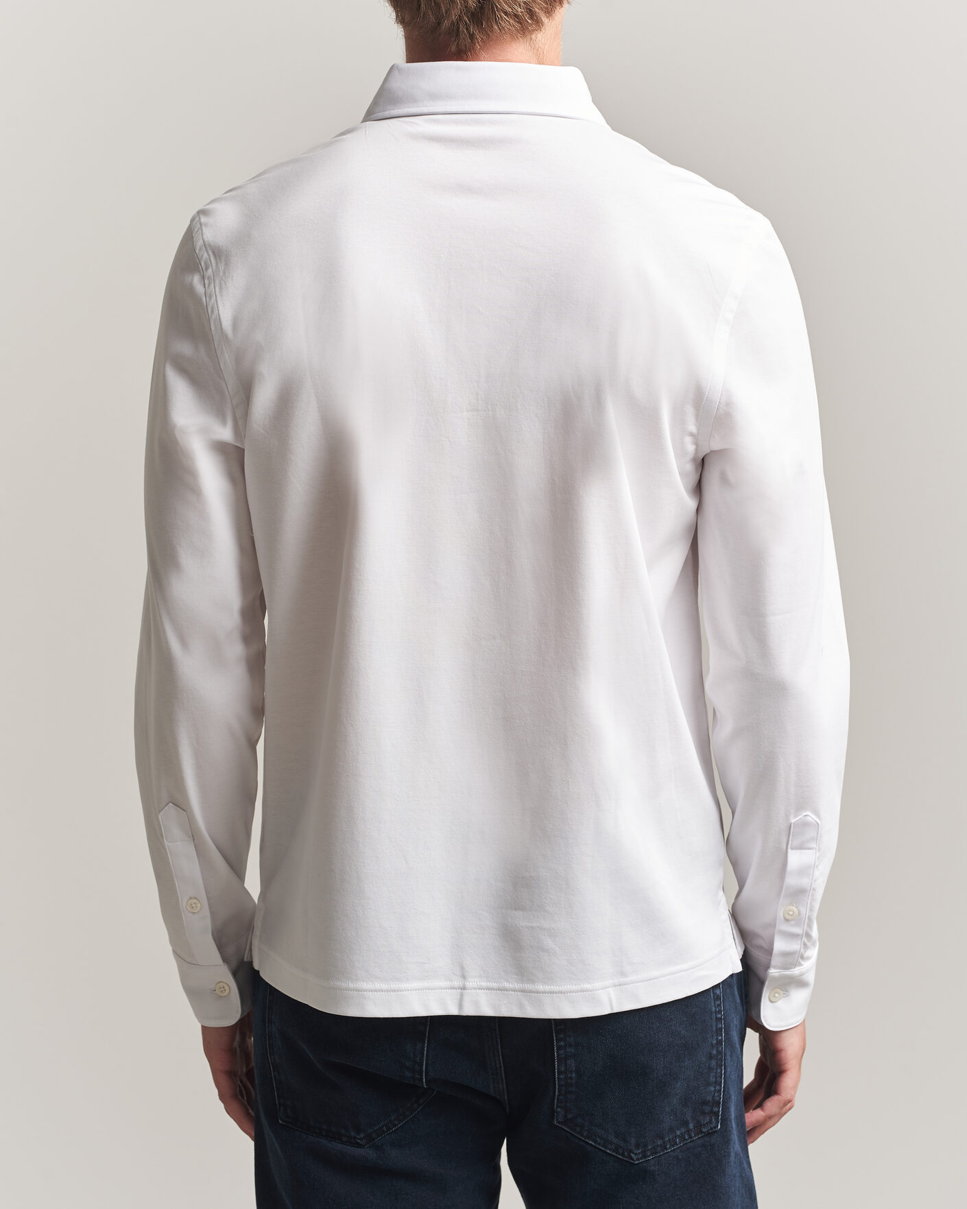 Heren | Polo's | Tiger of Sweden | Tanner Mercerized Cotton Polo Pure White