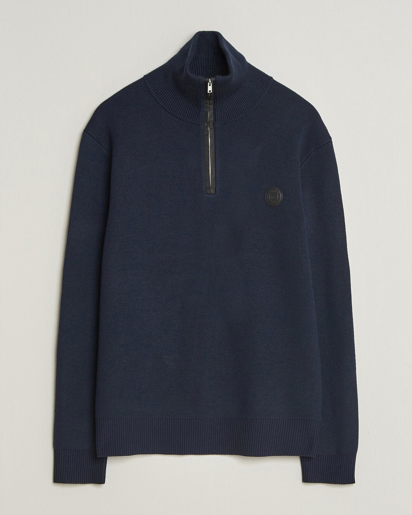 Homme | Pulls Et Tricots | Tiger of Sweden | Hamish Wool Heavy Knitted Half Zip Night Grape