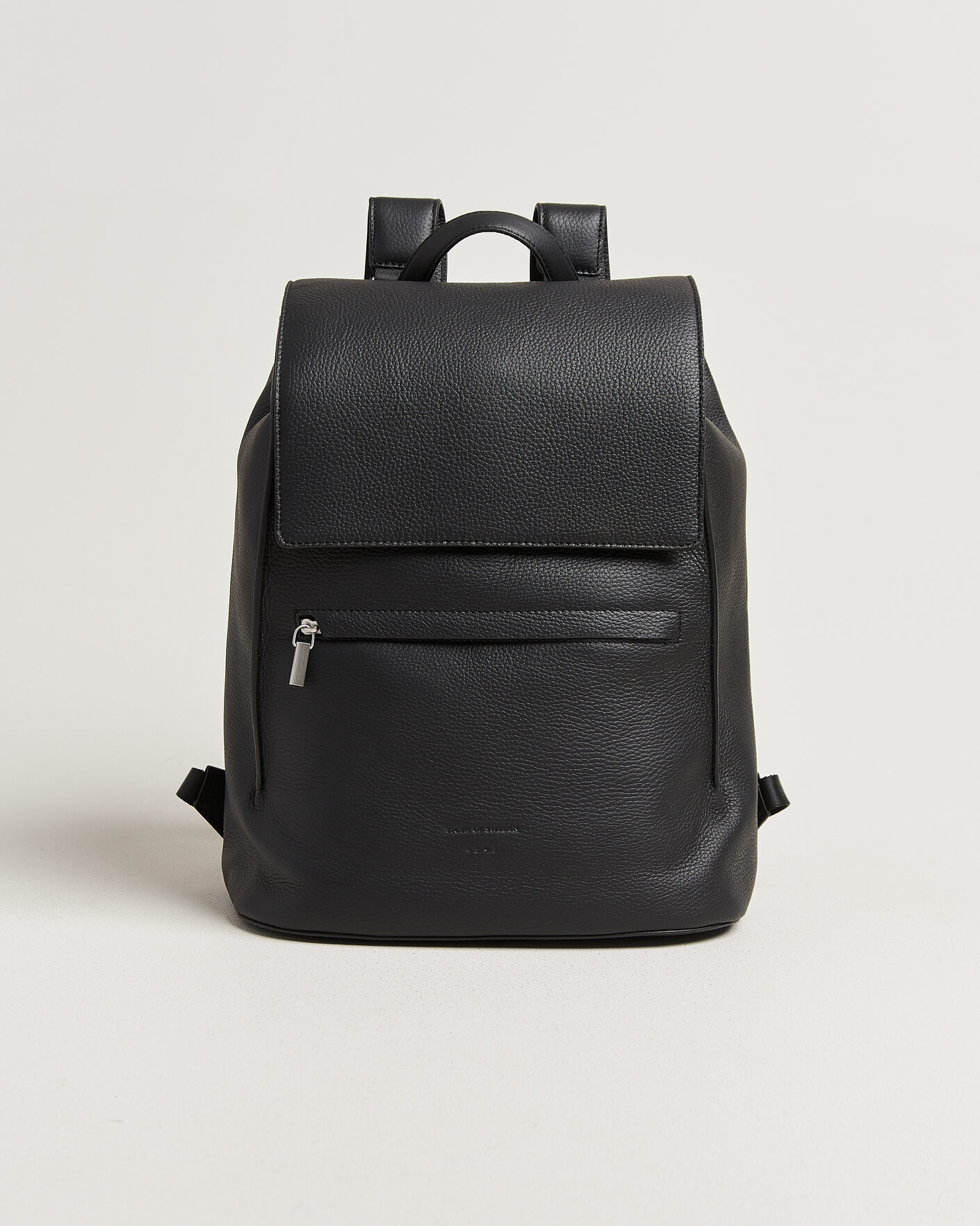 Homme | Sacs | Tiger of Sweden | Vuntir Grained Leather Backpack Black