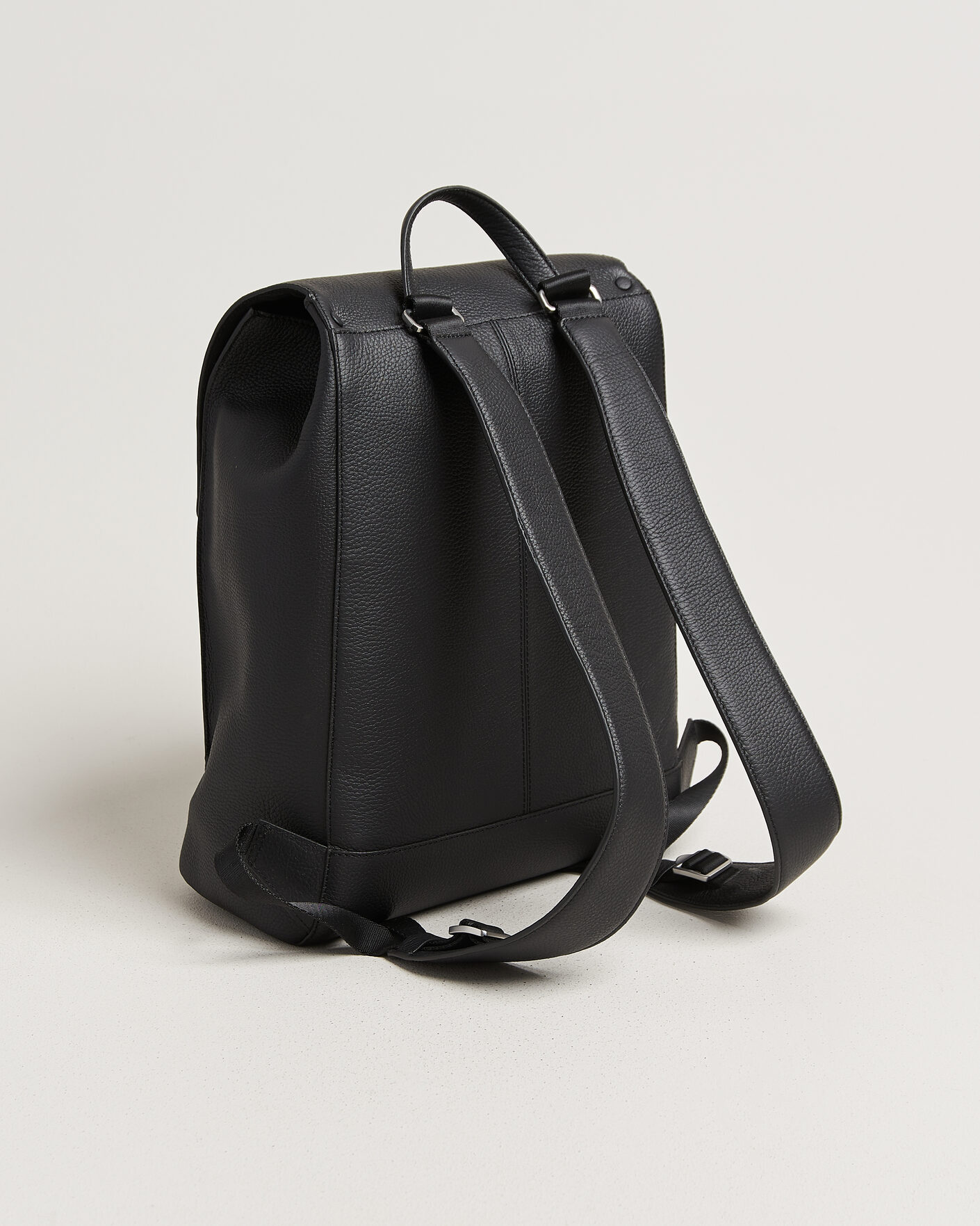 Homme | Sacs | Tiger of Sweden | Vuntir Grained Leather Backpack Black