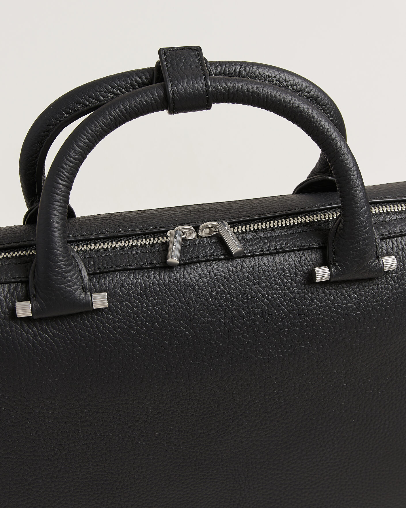 Homme | Sacs | Tiger of Sweden | Valise Grained Leather Briefcase Black