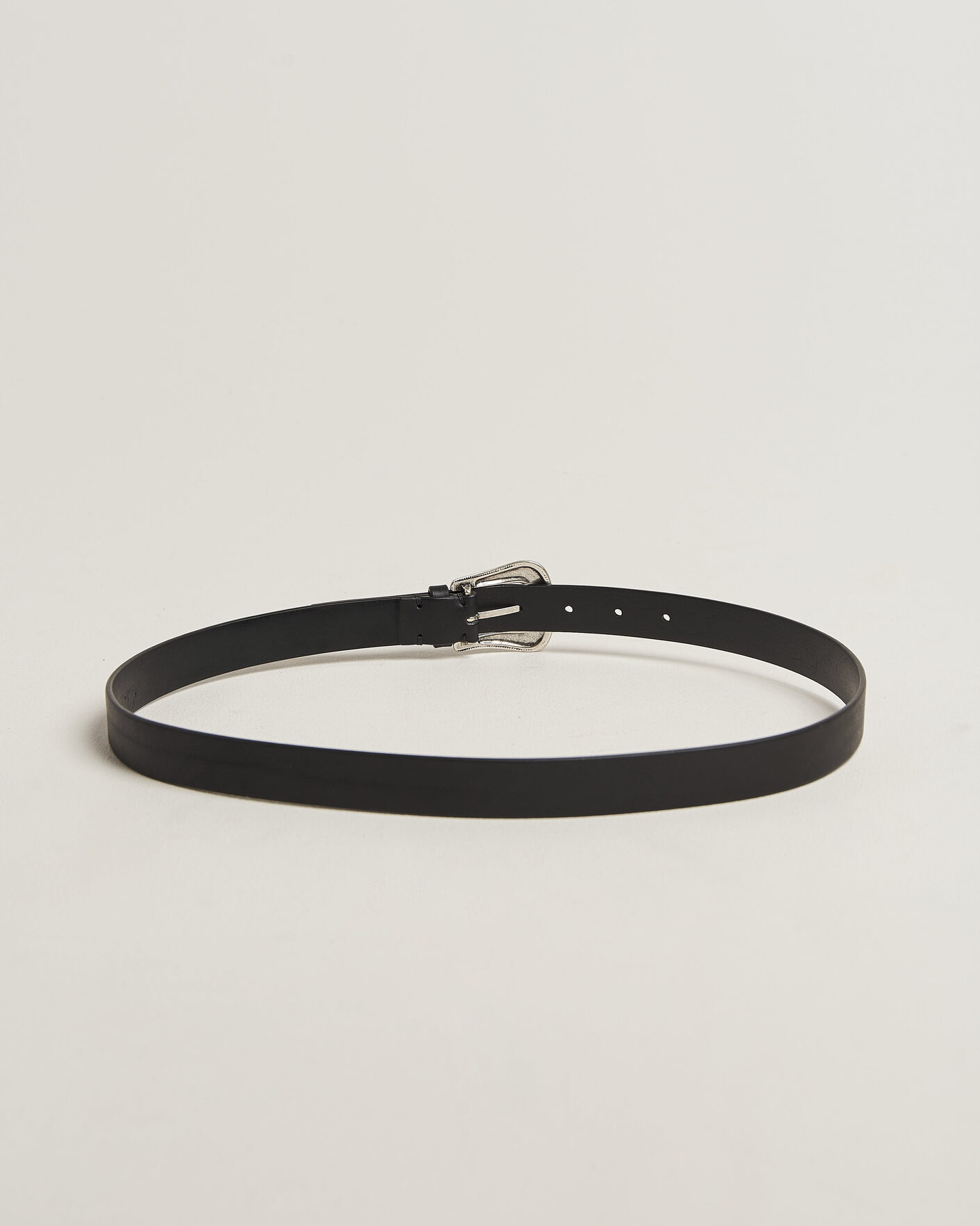 Homme | Ceintures | Tiger of Sweden | Ecus Leather Western Belt Black