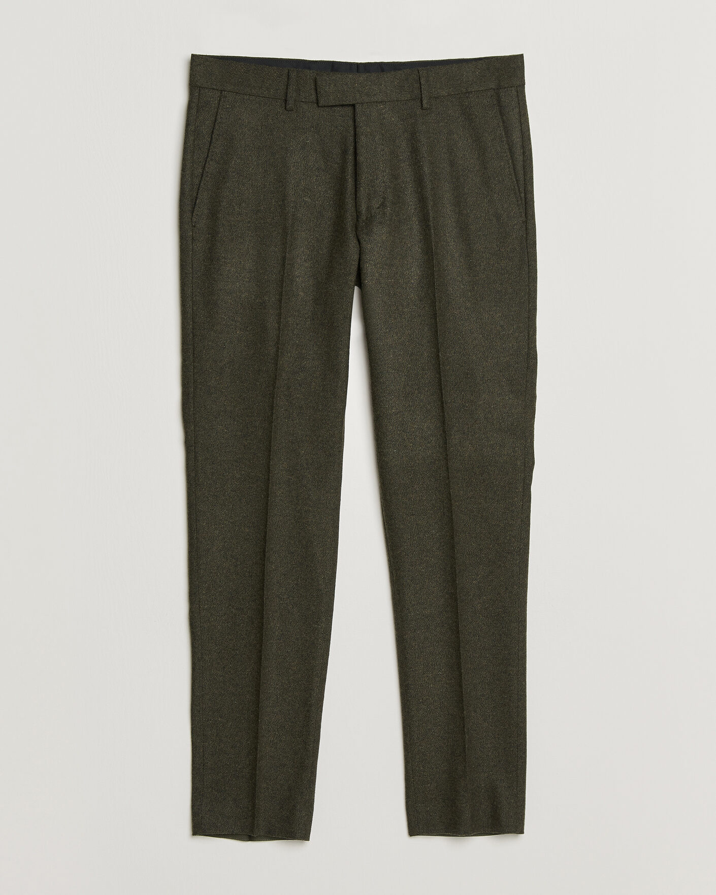 Heren | Broeken | Tiger of Sweden | Tenuta Wool Flannel Suit Trousers Muted Canopy