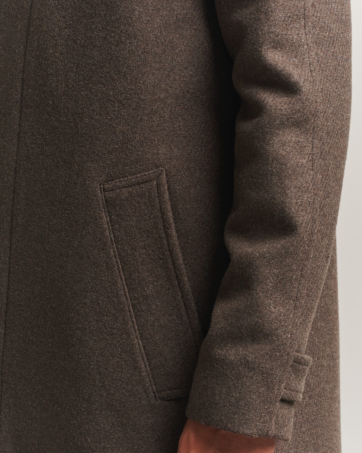 Homme | Manteaux Et Vestes | Tiger of Sweden | Carlton Wool Coat Dusty Brown