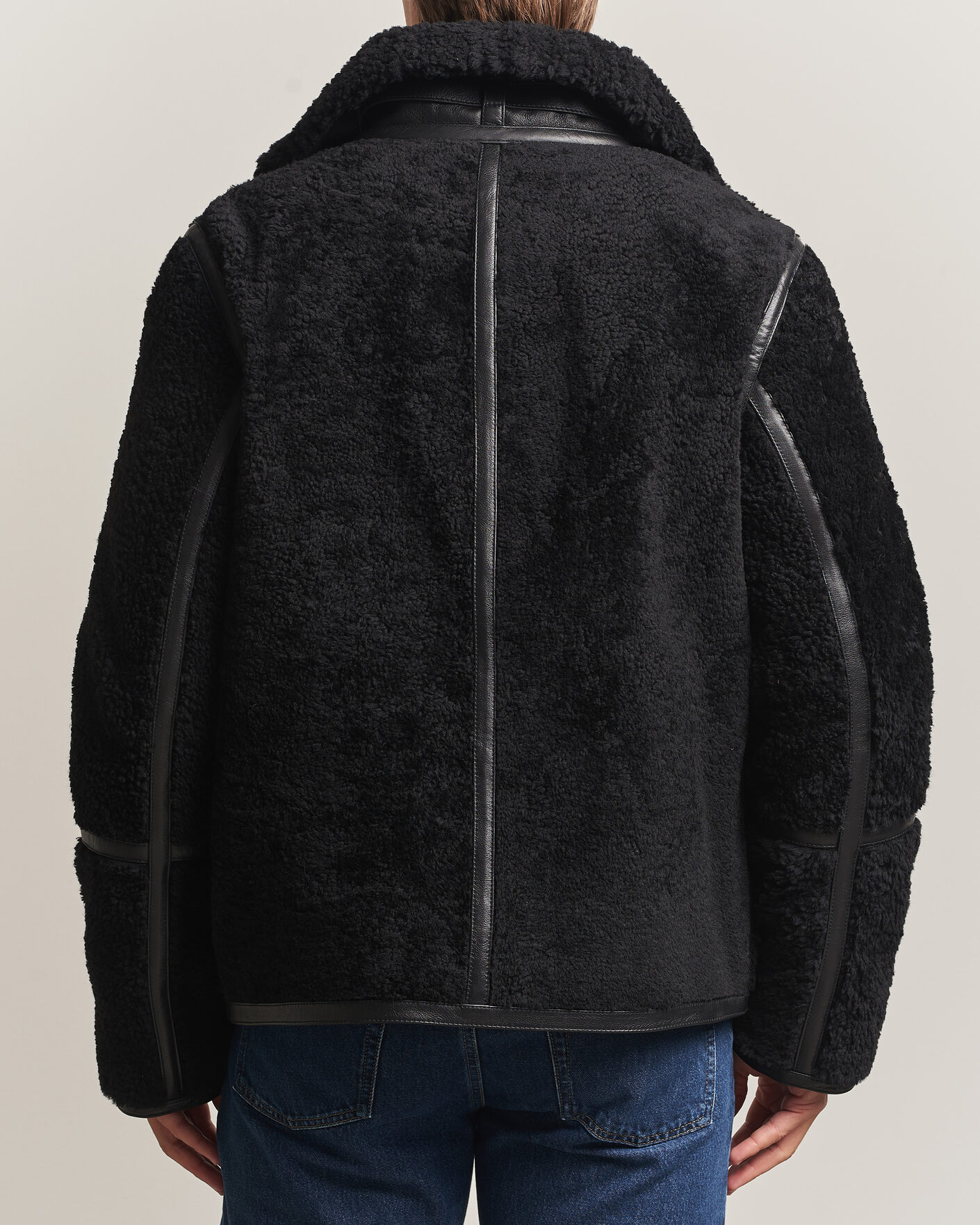 Heren | Jassen | Tiger of Sweden | Viggo Shearling Jacket Black