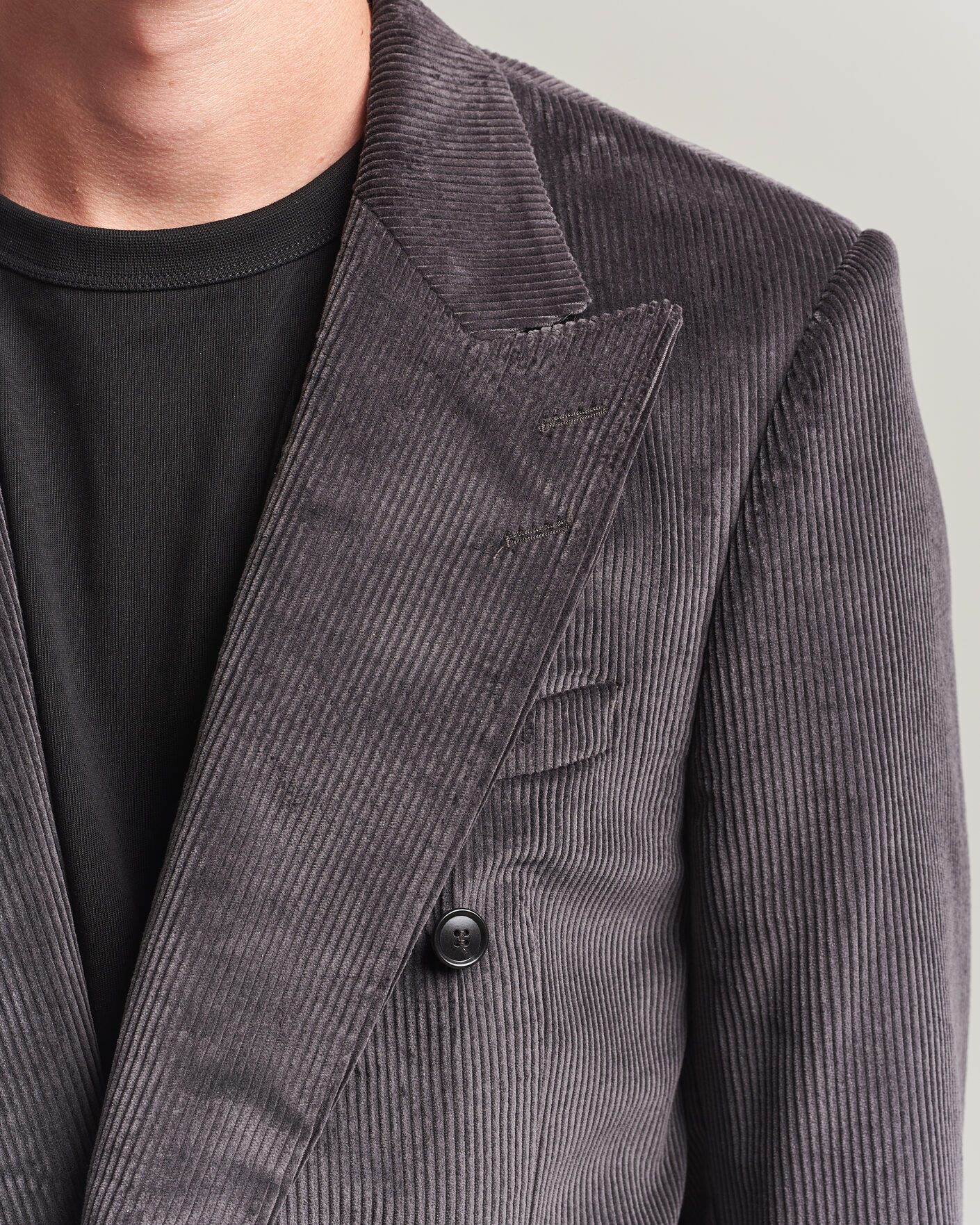 Homme | Blazers | Tiger of Sweden | 1903 Corduroy Double Breasted Blazer Phantom