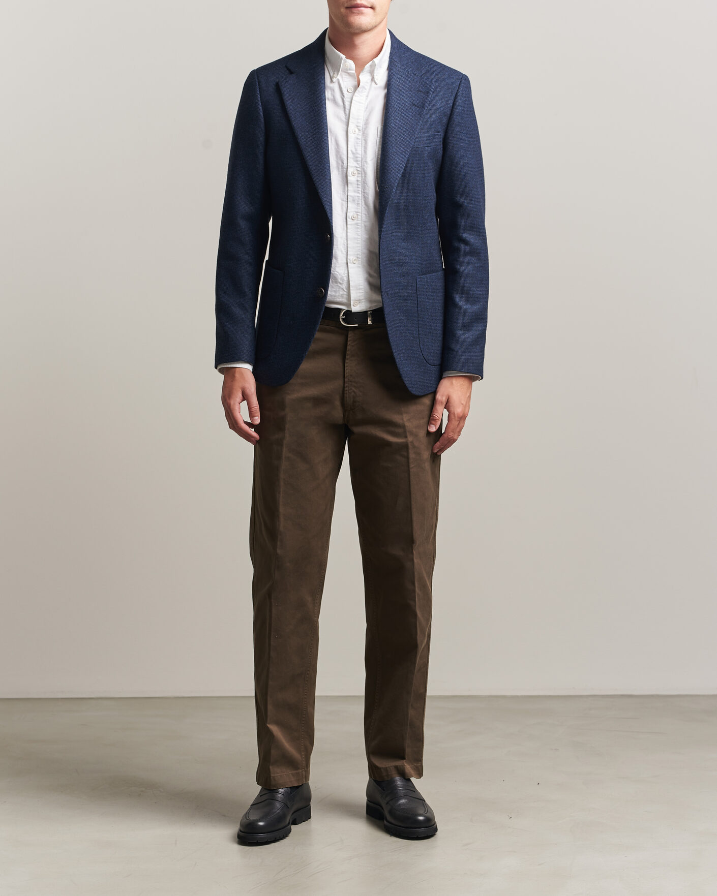 Homme | Blazers | Tiger of Sweden | Easer Wool Pepita Blazer Sea