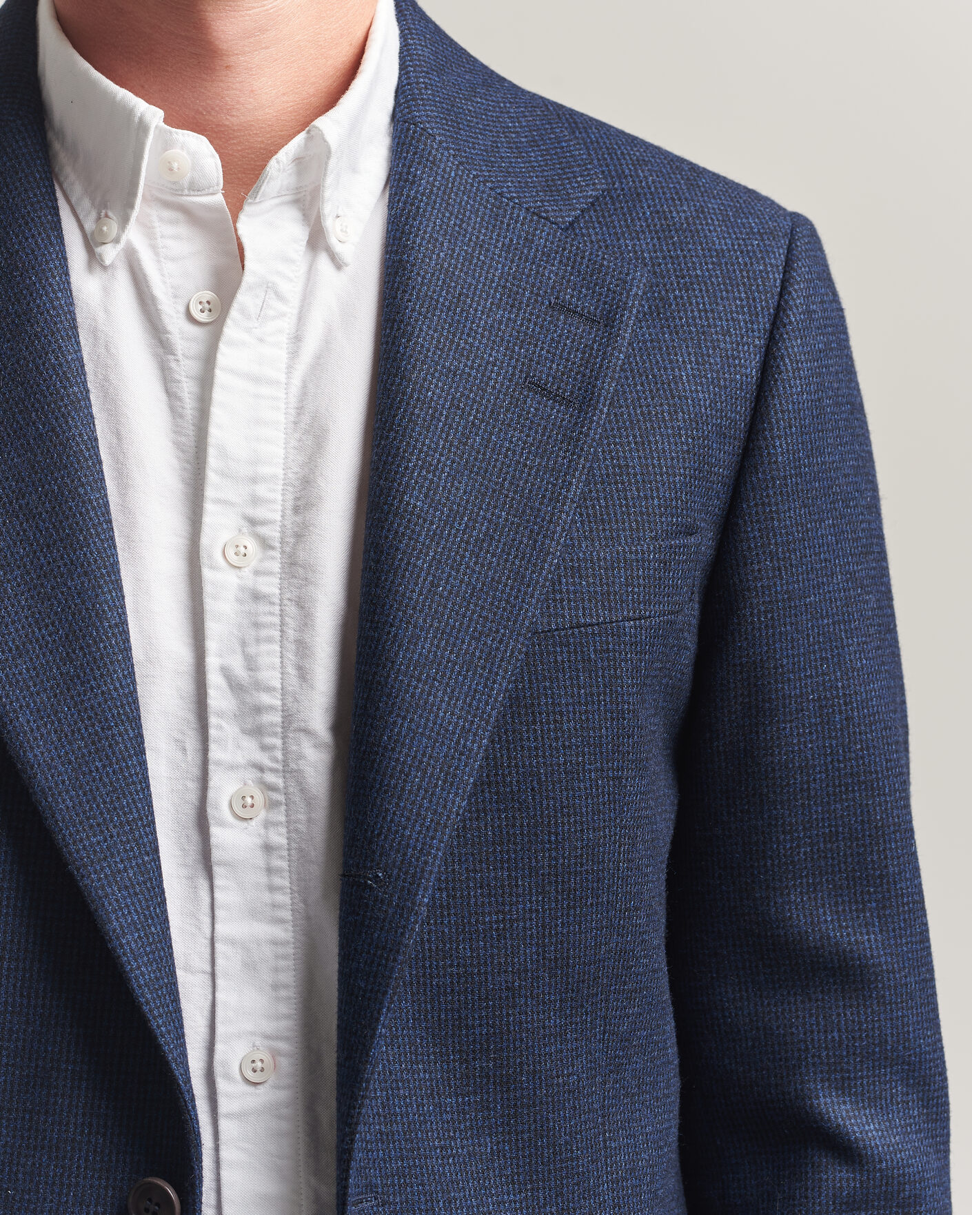 Homme | Blazers | Tiger of Sweden | Easer Wool Pepita Blazer Sea