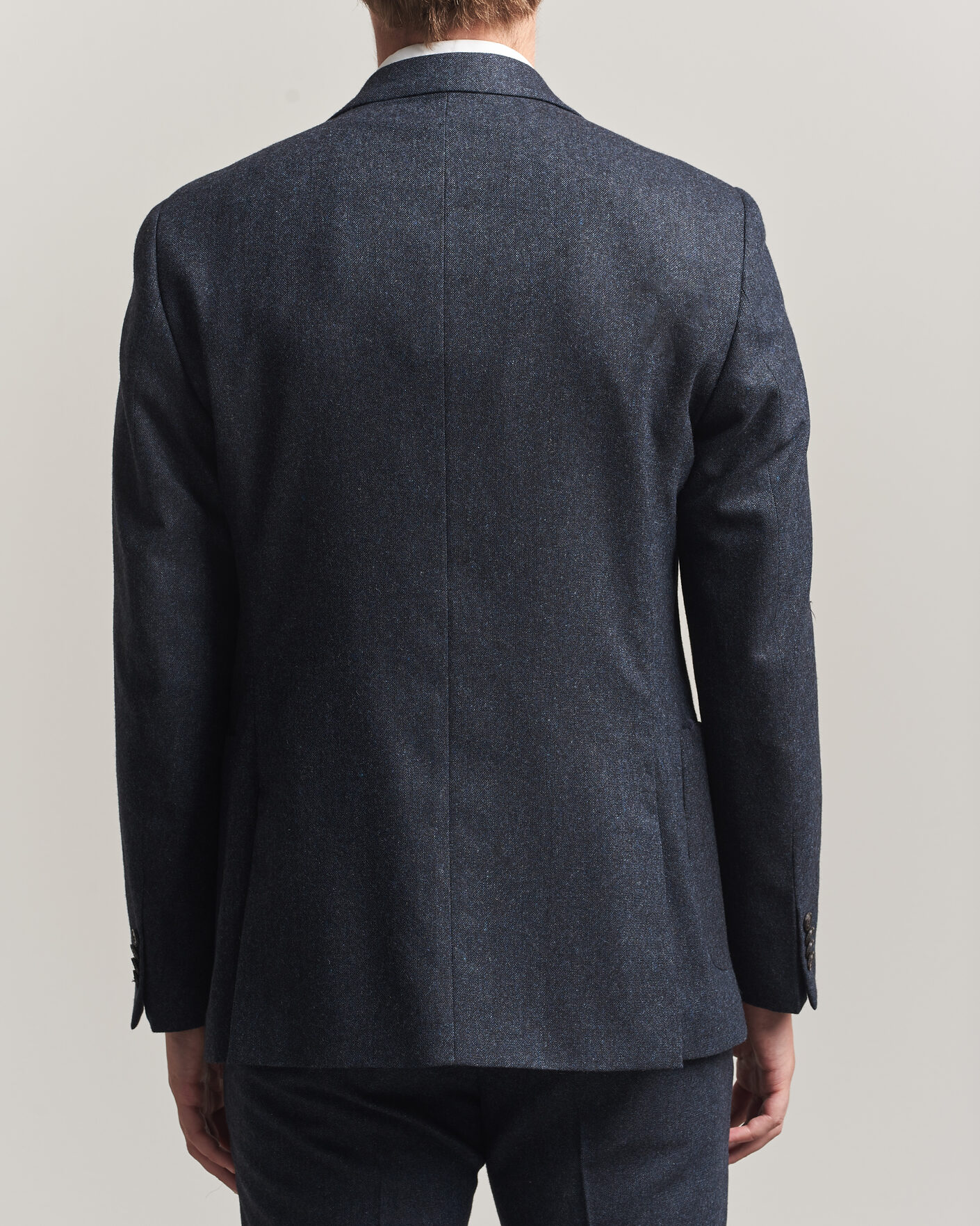 Homme | Blazers | Tiger of Sweden | Justin Wool Flannel Suit Blazer Midnight Blue
