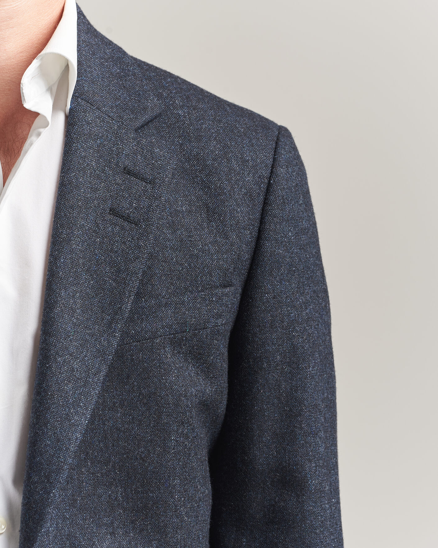 Homme | Blazers | Tiger of Sweden | Justin Wool Flannel Suit Blazer Midnight Blue