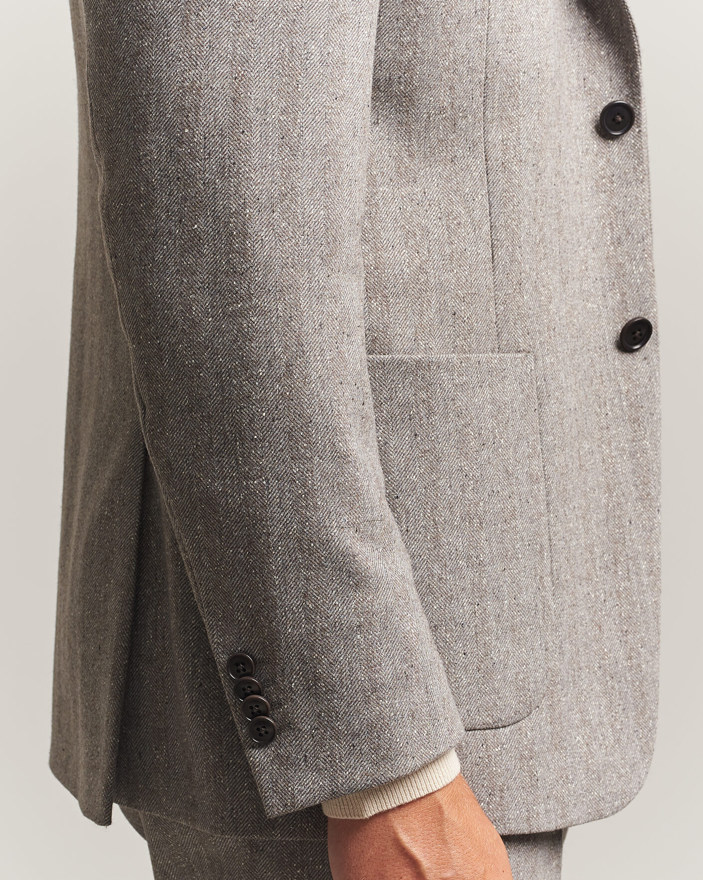 Homme | Blazers | Tiger of Sweden | Justin Wool Donegal Suit Blazer Dark Stone