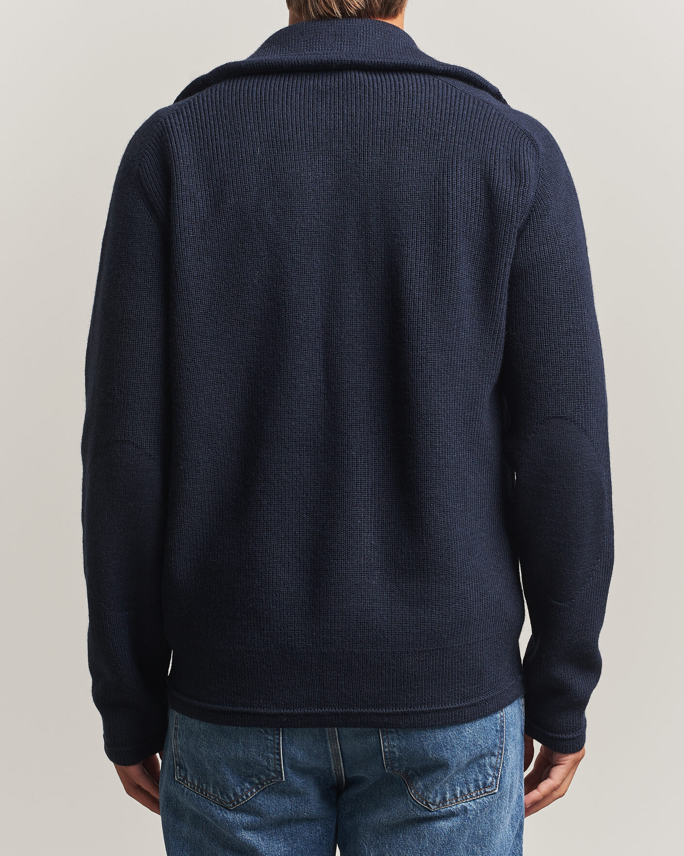 Homme | Pulls Et Tricots | Tiger of Sweden | Leander Wool Knitted Cardigan Night Grape