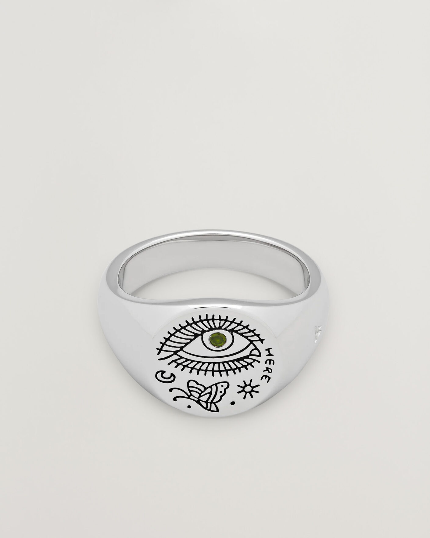 Heren | Sieraden | Tom Wood | Butterfly Ring Silver