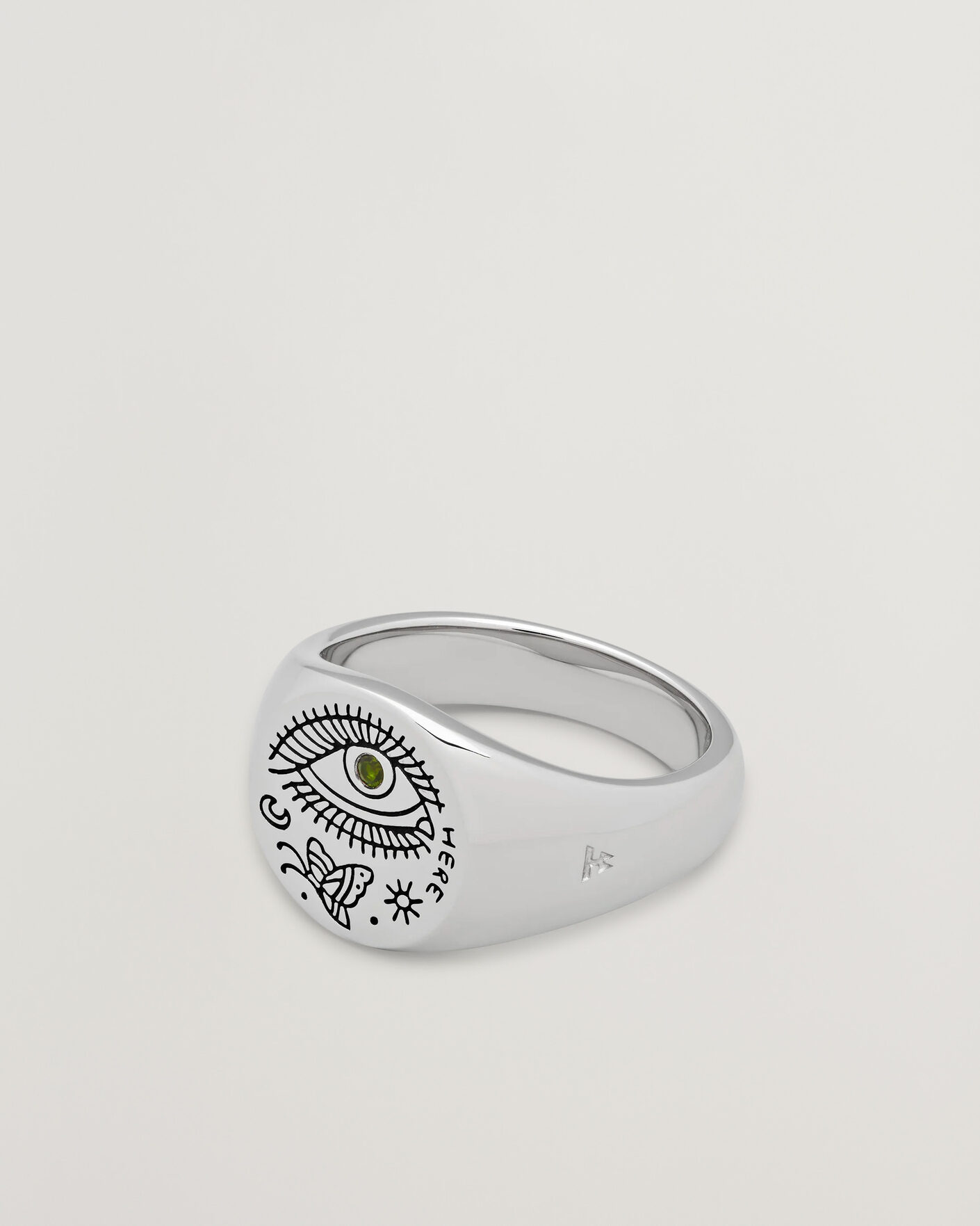 Heren | Sieraden | Tom Wood | Butterfly Ring Silver