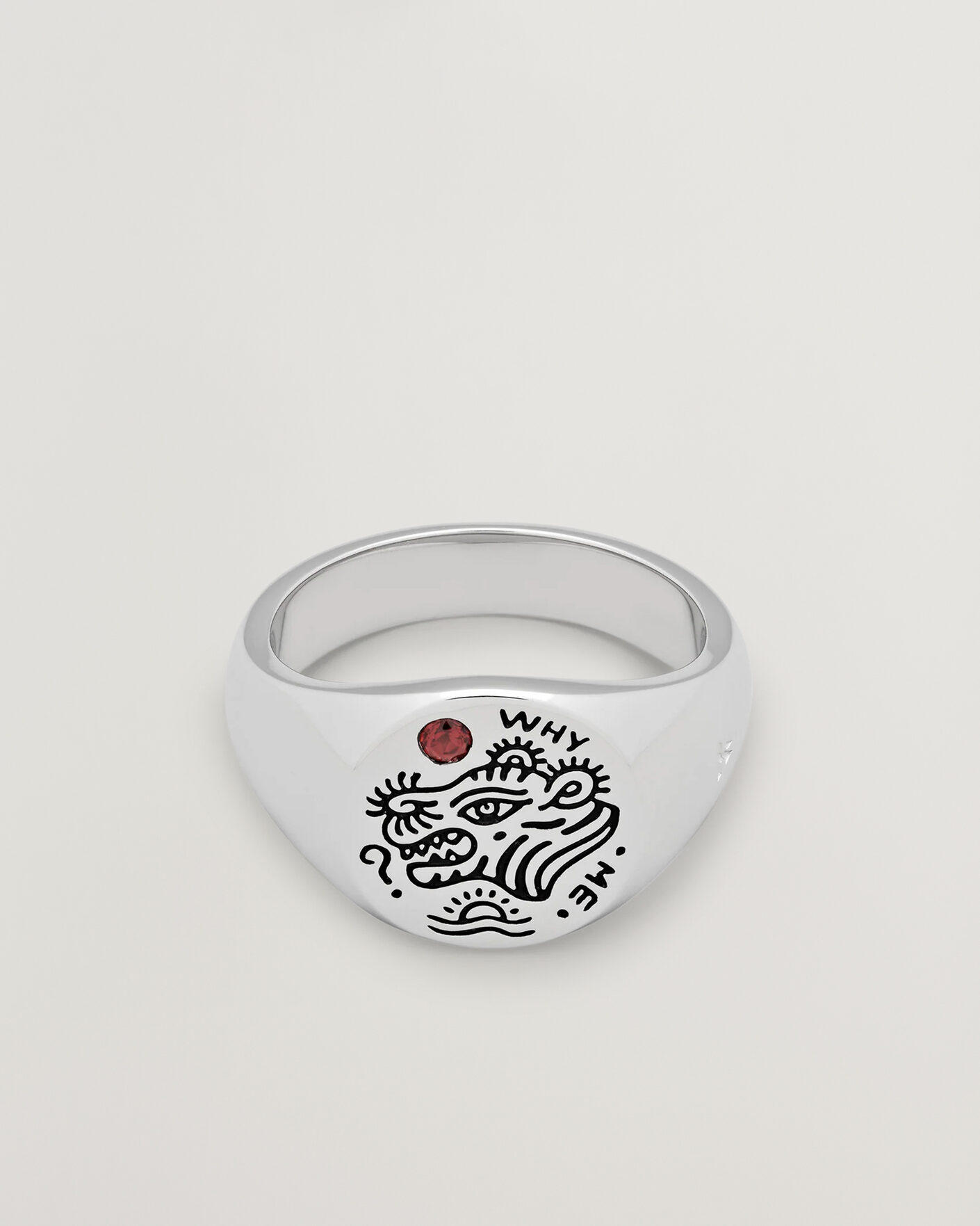 Homme | Bijoux | Tom Wood | Why Me Ring Silver