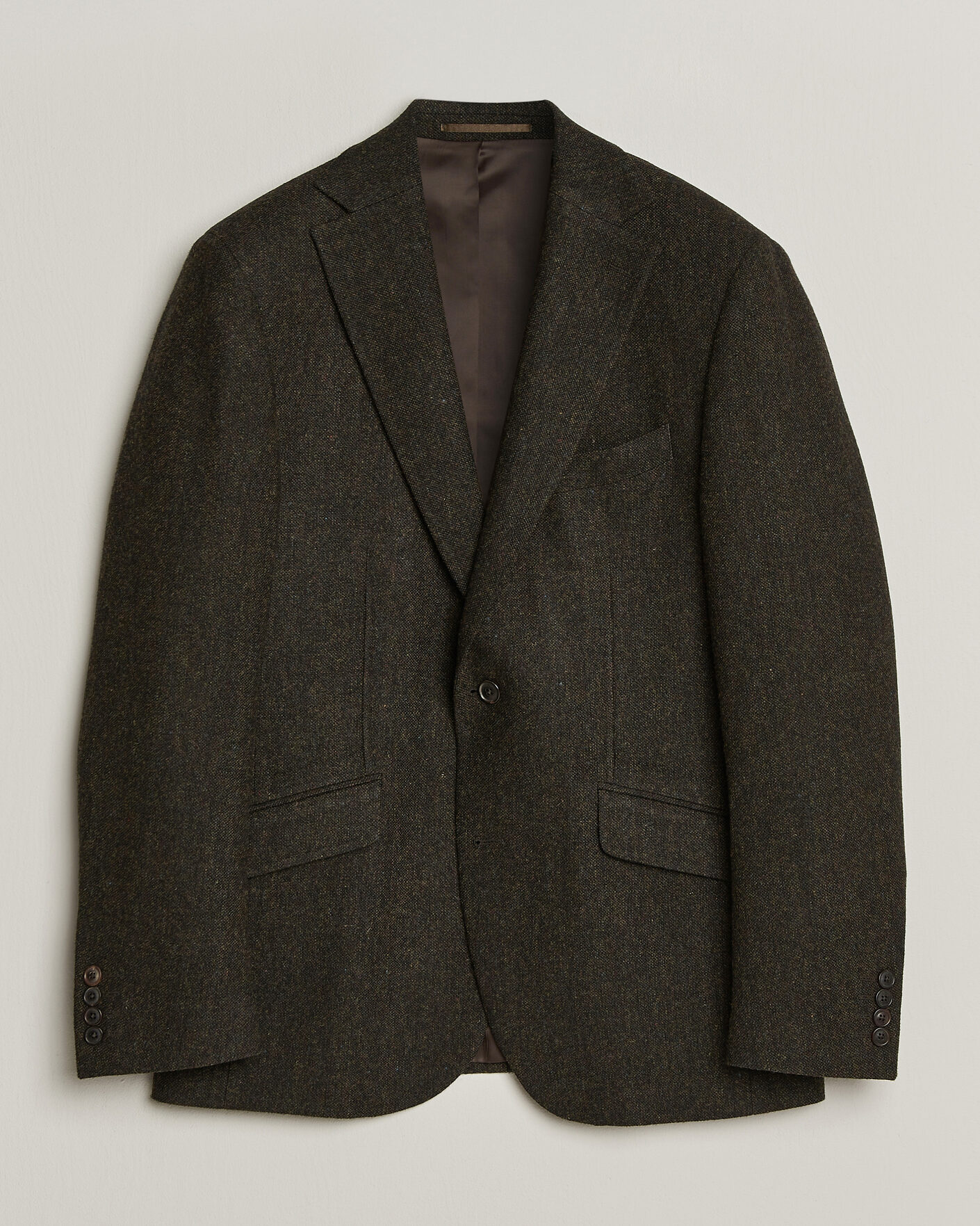 Heren | Blazers | Walker Slater | Edward Shetland Wool Donegal Blazer Brown