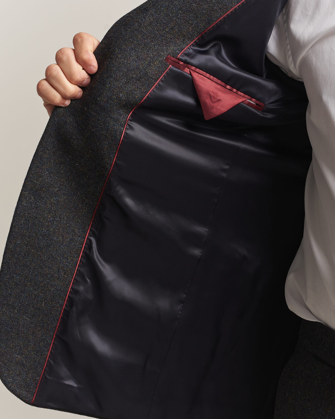 Heren | Blazers | Walker Slater | Edward Shetland Wool Donegal Blazer Navy