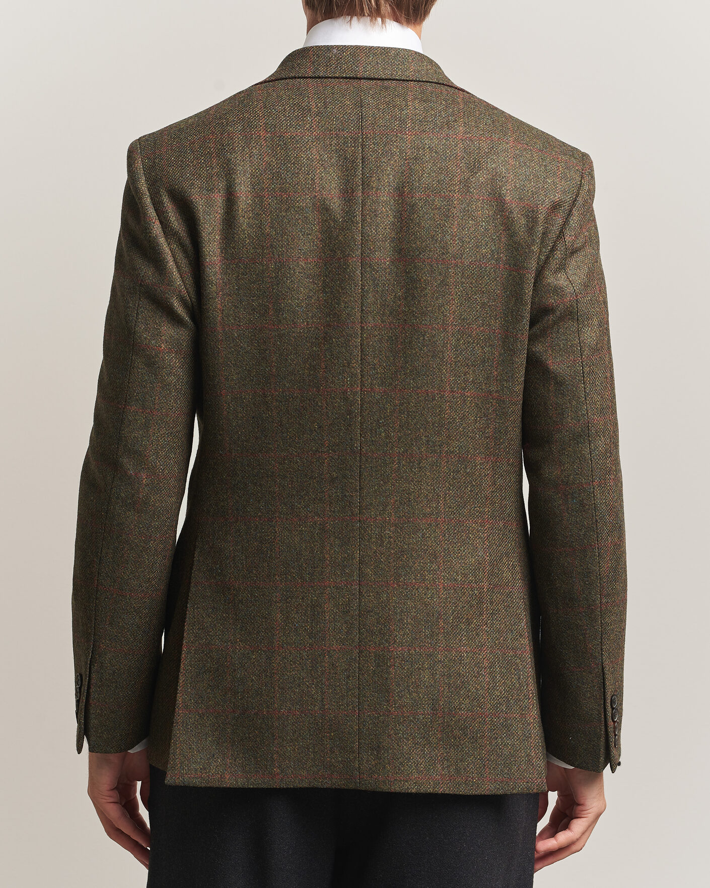 Heren | Blazers | Walker Slater | Edward Lambswool Windowpane Blazer Green