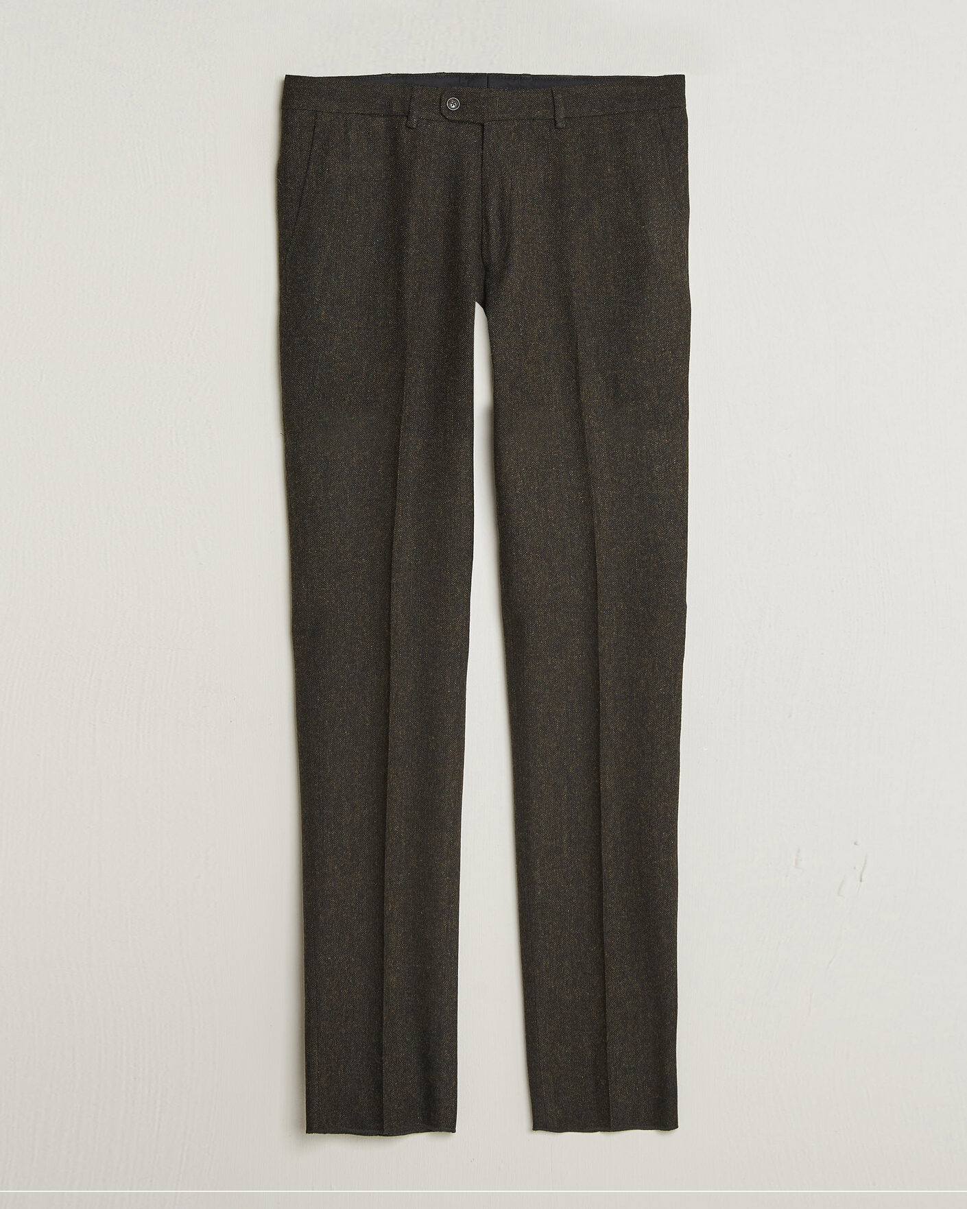 Homme | Pantalons | Walker Slater | Edward Shetland Wool Donegal Trousers Brown
