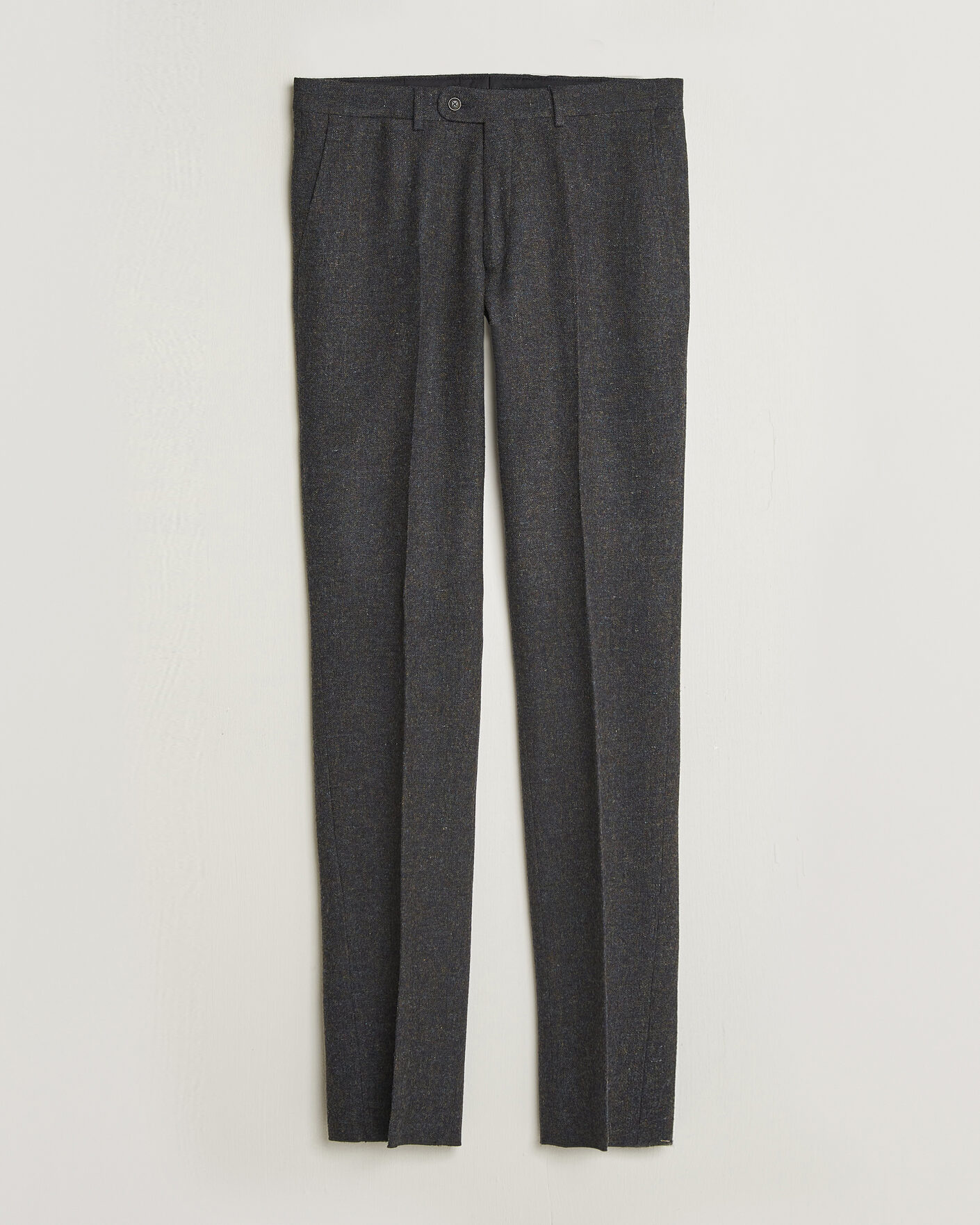 Heren | Broeken | Walker Slater | Edward Shetland Wool Donegal Trousers Navy