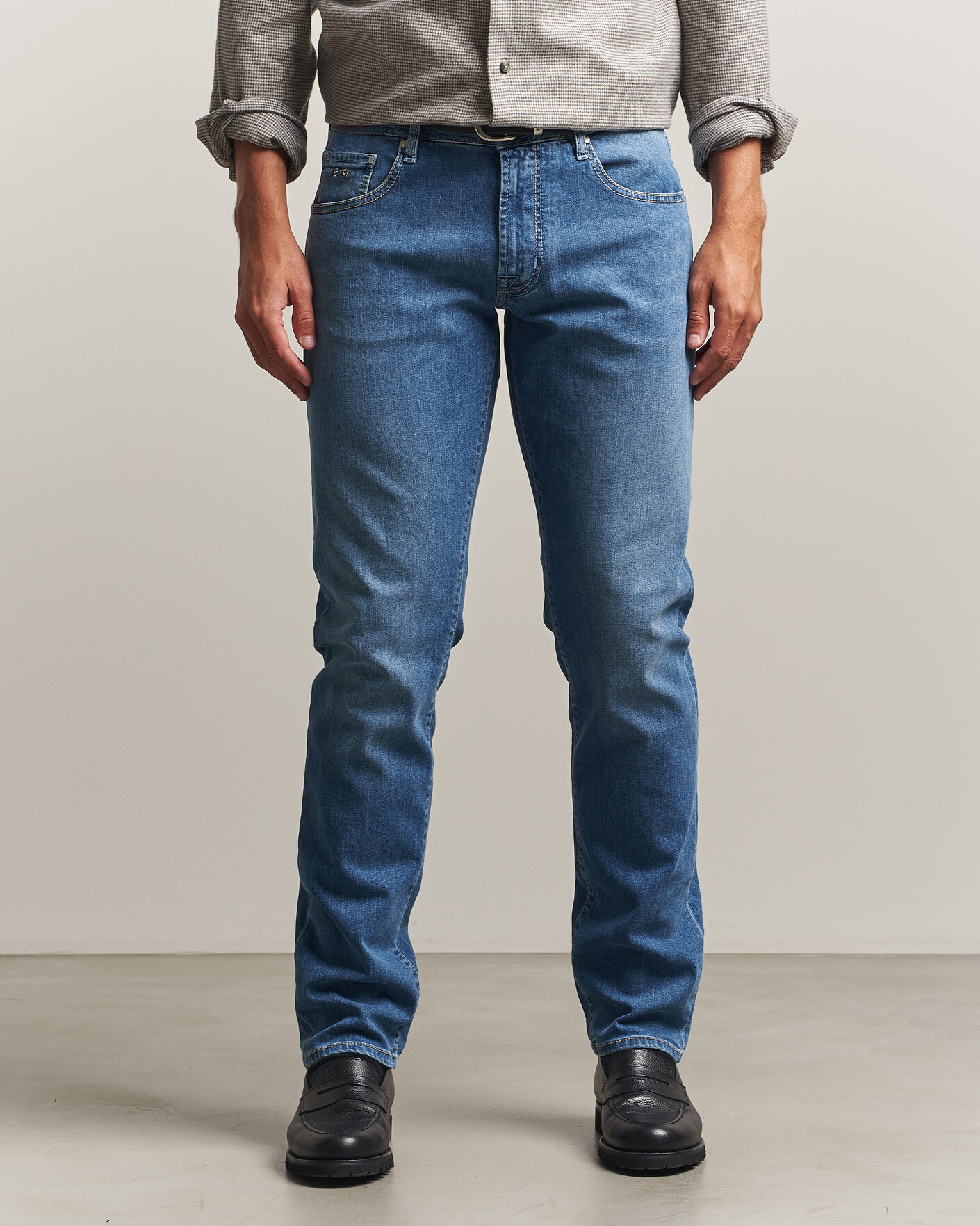 Heren | Jeans | Tramarossa | Michelangelo Stretch Jeans Light Blue