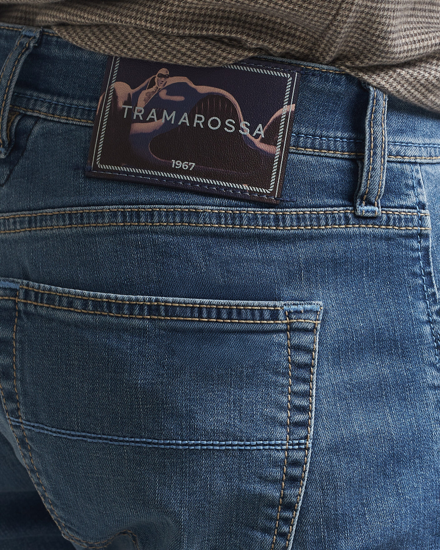 Heren | Jeans | Tramarossa | Michelangelo Stretch Jeans Light Blue
