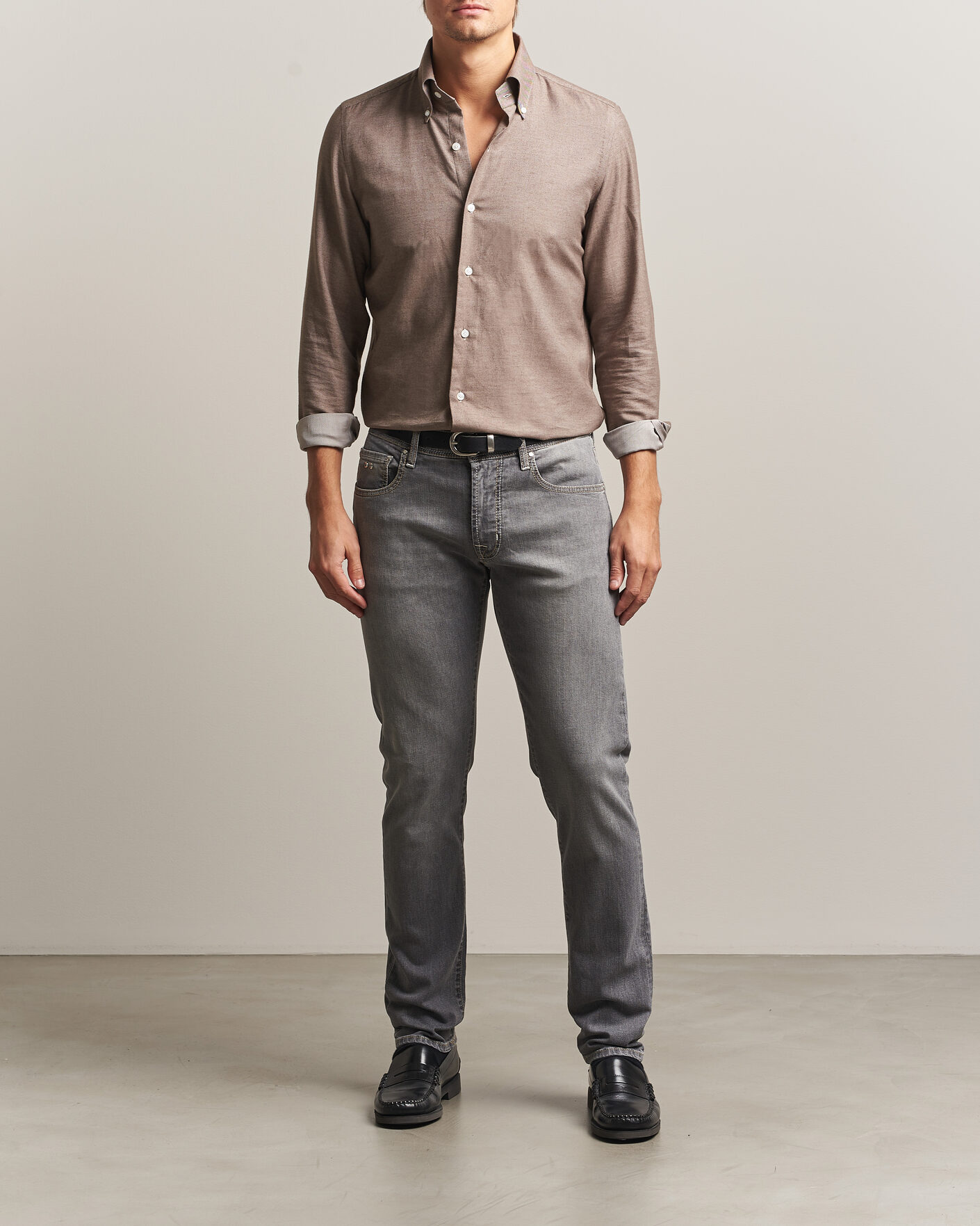 Heren | Jeans | Tramarossa | Michelangelo Stretch Jeans Light Grey