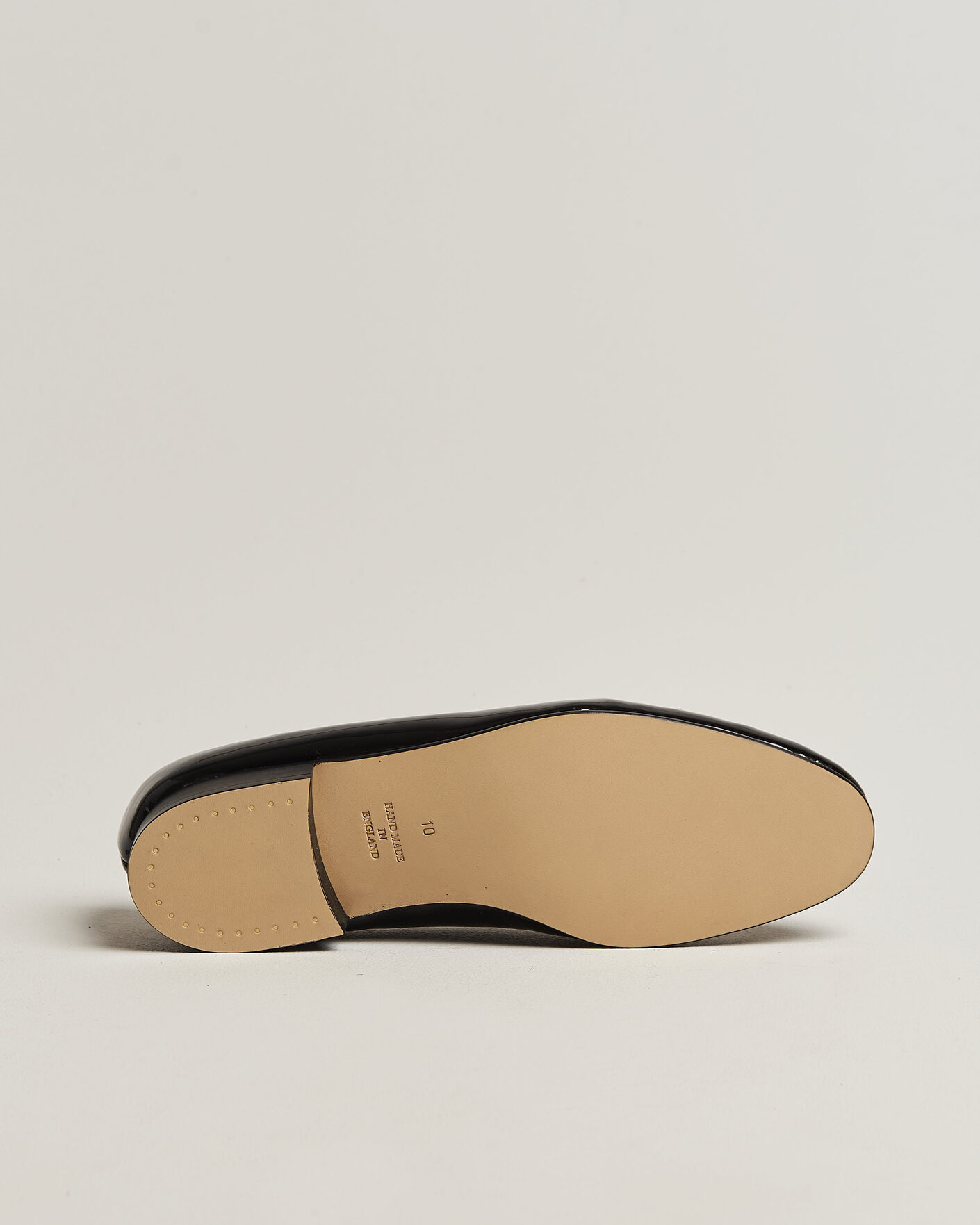 Homme | Chaussures En Cuir Verni | Bowhill & Elliott | Patent Opera Pump Black