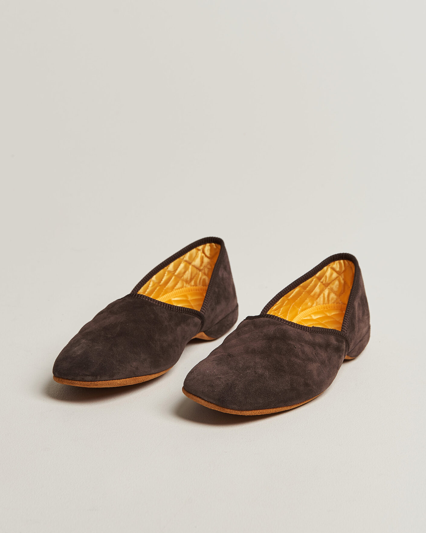 Heren | Sandalen slides | Bowhill & Elliott | Grecian Indoor Slippers Chocolate Suede