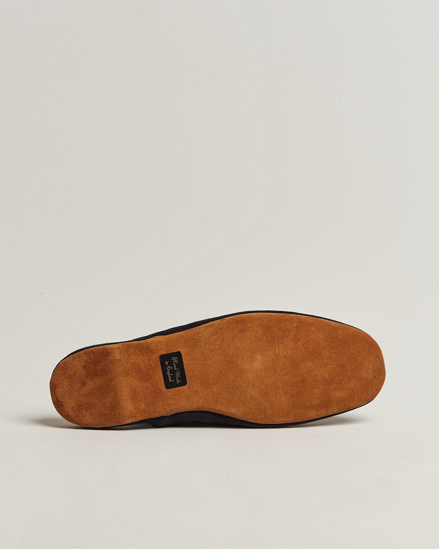 Heren | Sandalen slides | Bowhill & Elliott | Mule Slipper Quilt Lining Navy Suede